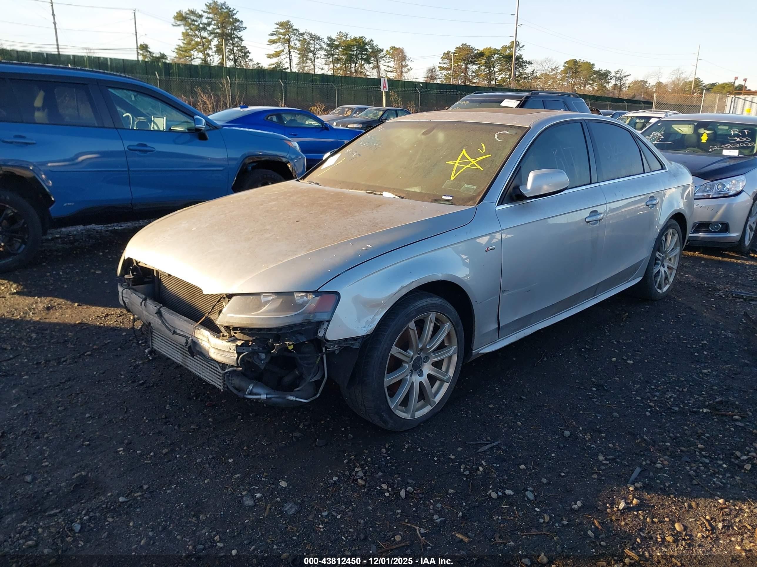 2012 Audi A4 2.0t Premium Gray vin: WAUFFAFL2CN015359