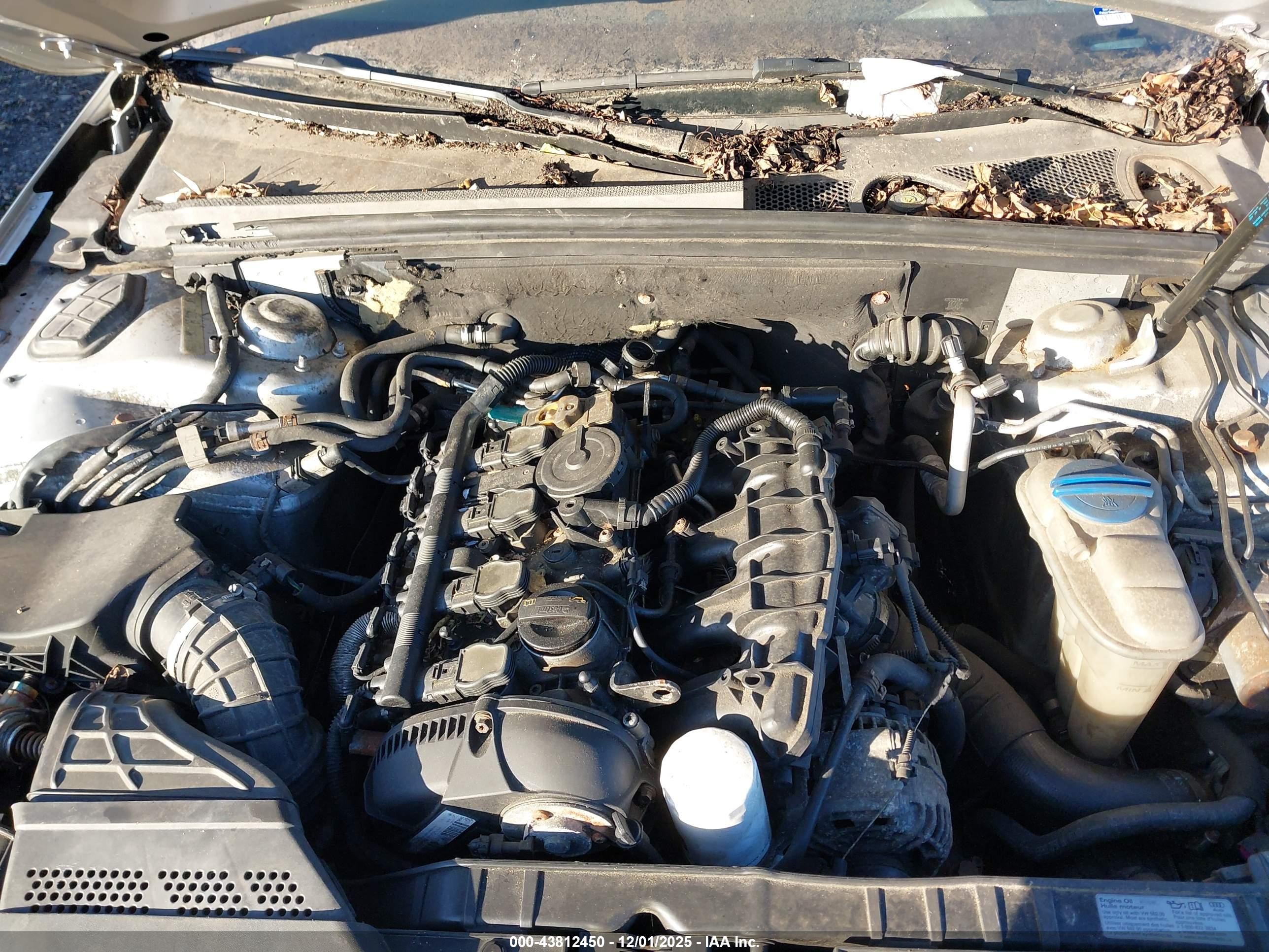 2012 Audi A4 2.0t Premium Gray vin: WAUFFAFL2CN015359