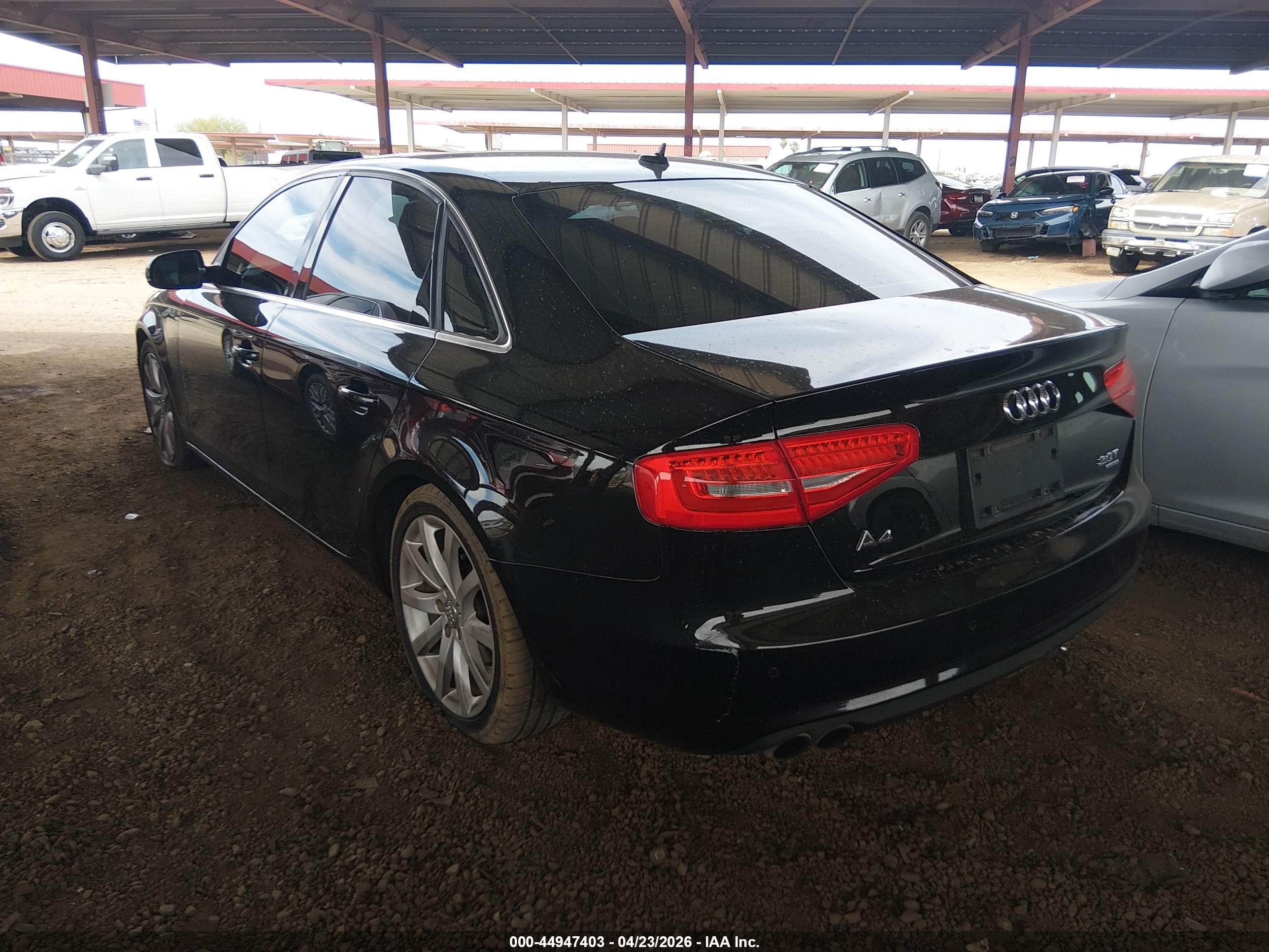 2013 Audi A4 2.0t Premium Black vin: WAUFFAFL2DN004847