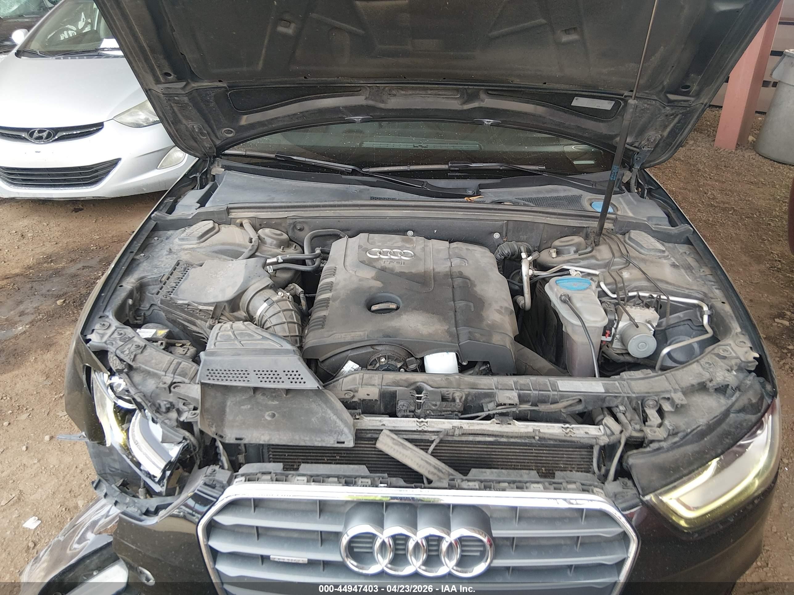 2013 Audi A4 2.0t Premium Black vin: WAUFFAFL2DN004847