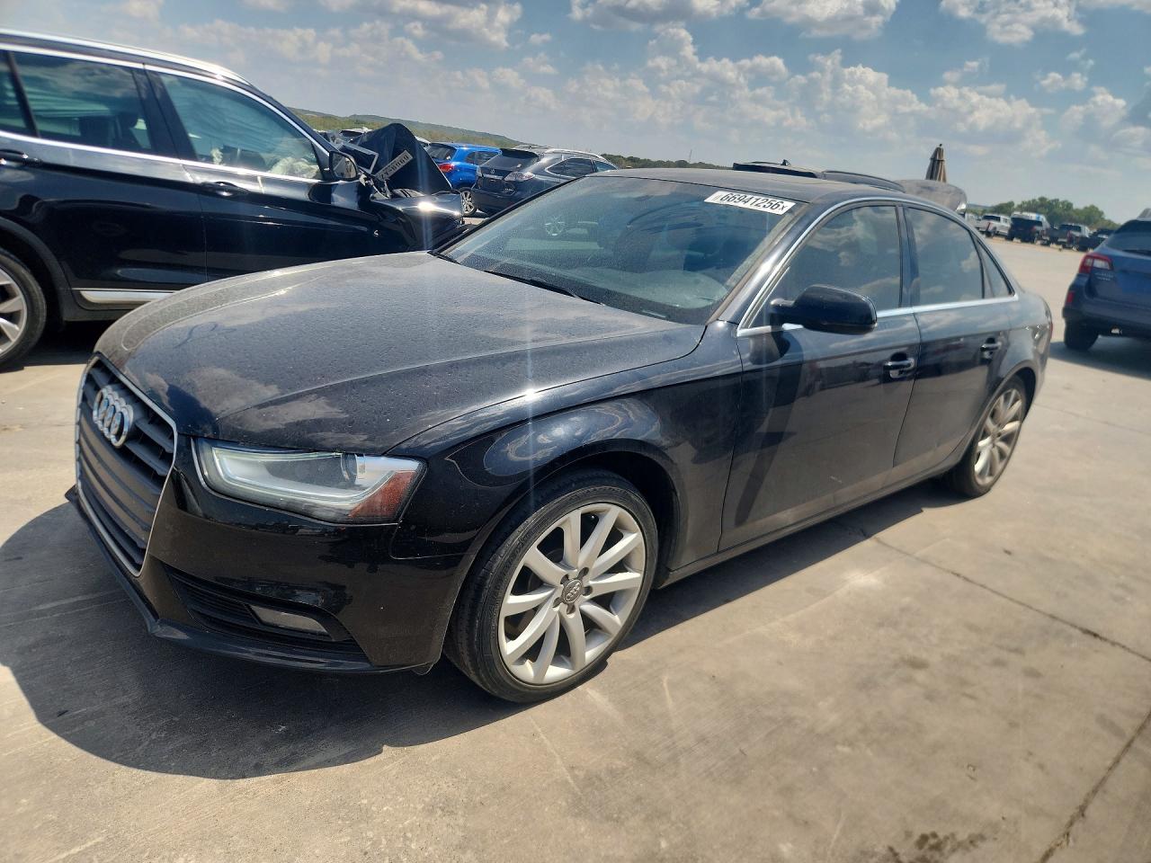 2013 Audi A4 Premium Plus Black vin: WAUFFAFL2DN035211
