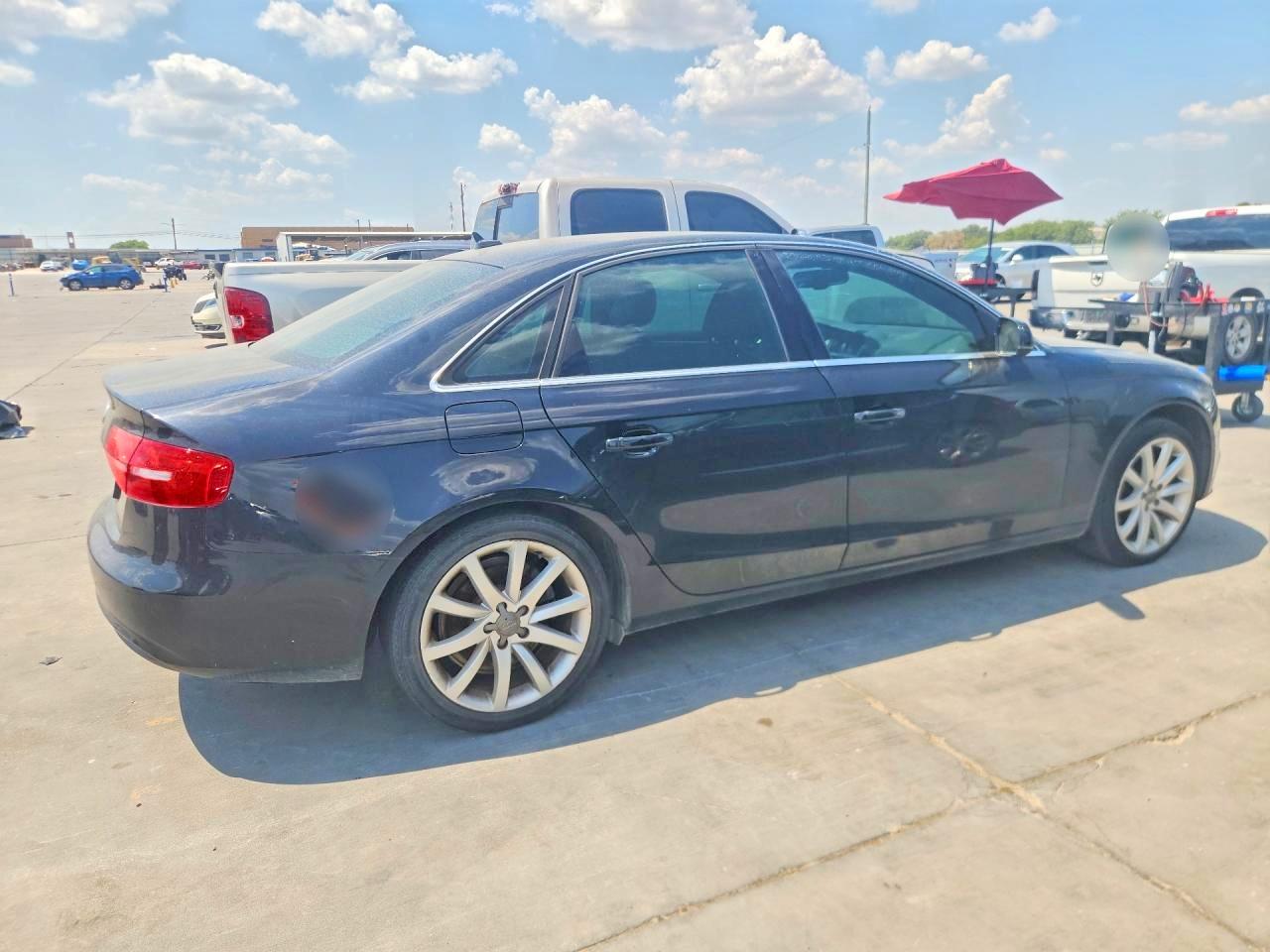 2013 Audi A4 Premium Plus Black vin: WAUFFAFL2DN035211