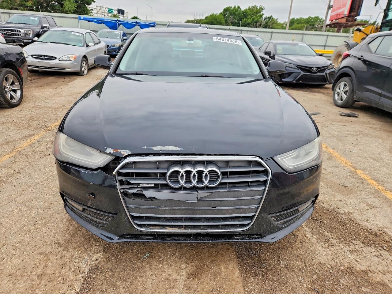 2013 Audi A4 Premium Plus Black vin: WAUFFAFL2DN046998