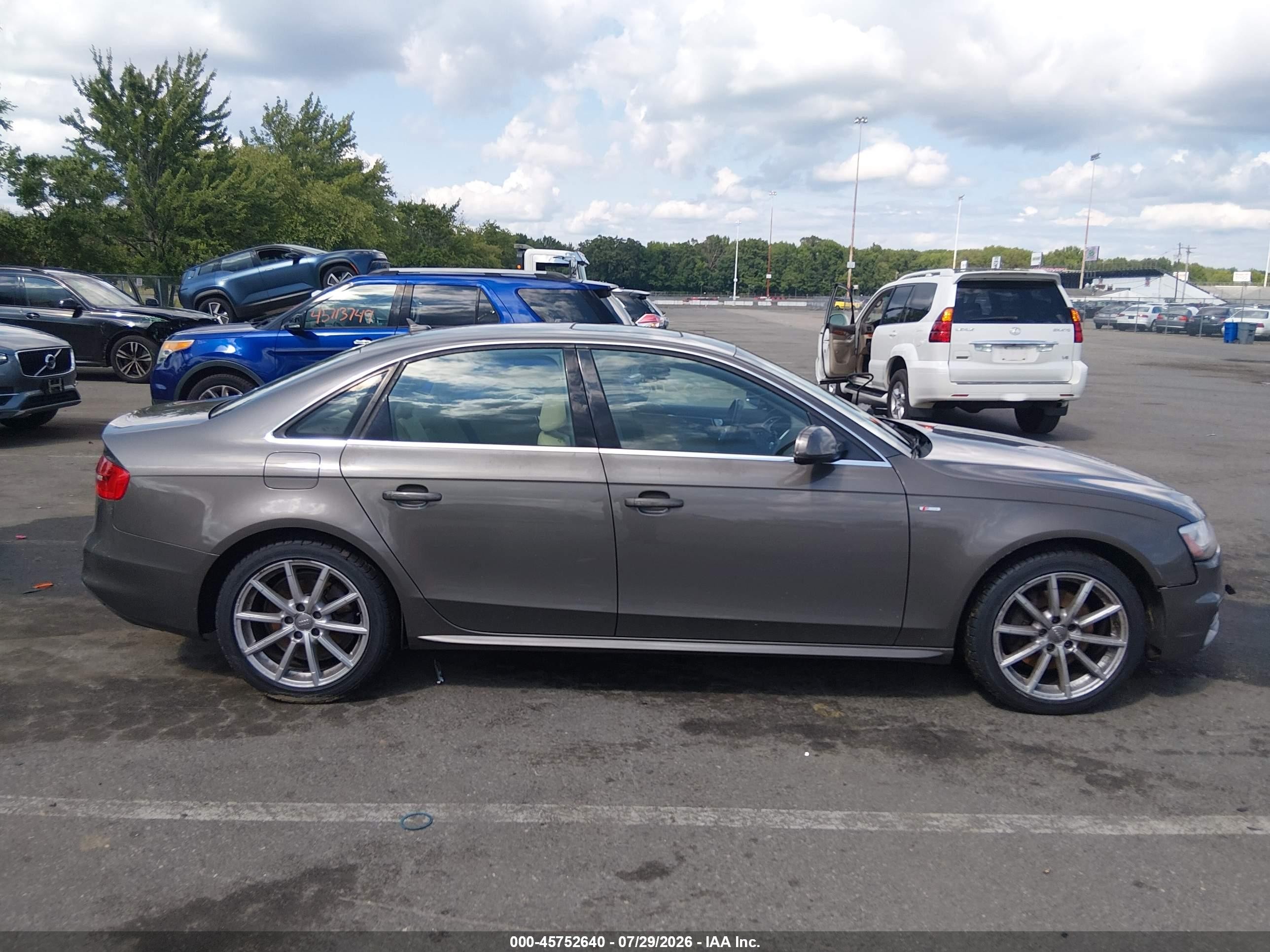 2014 Audi A4 2.0t Premium Gray vin: WAUFFAFL2EA007241