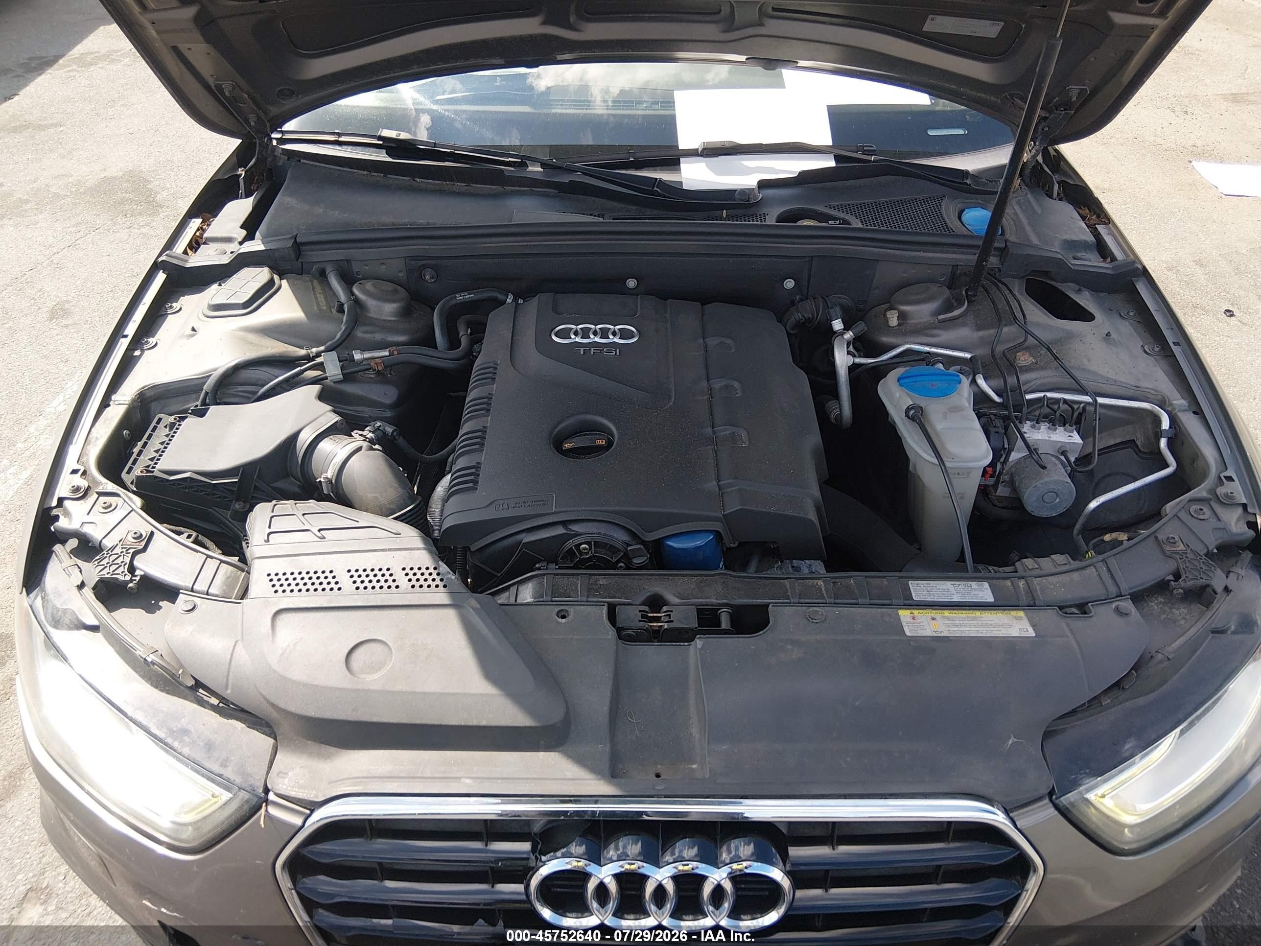 2014 Audi A4 2.0t Premium Gray vin: WAUFFAFL2EA007241
