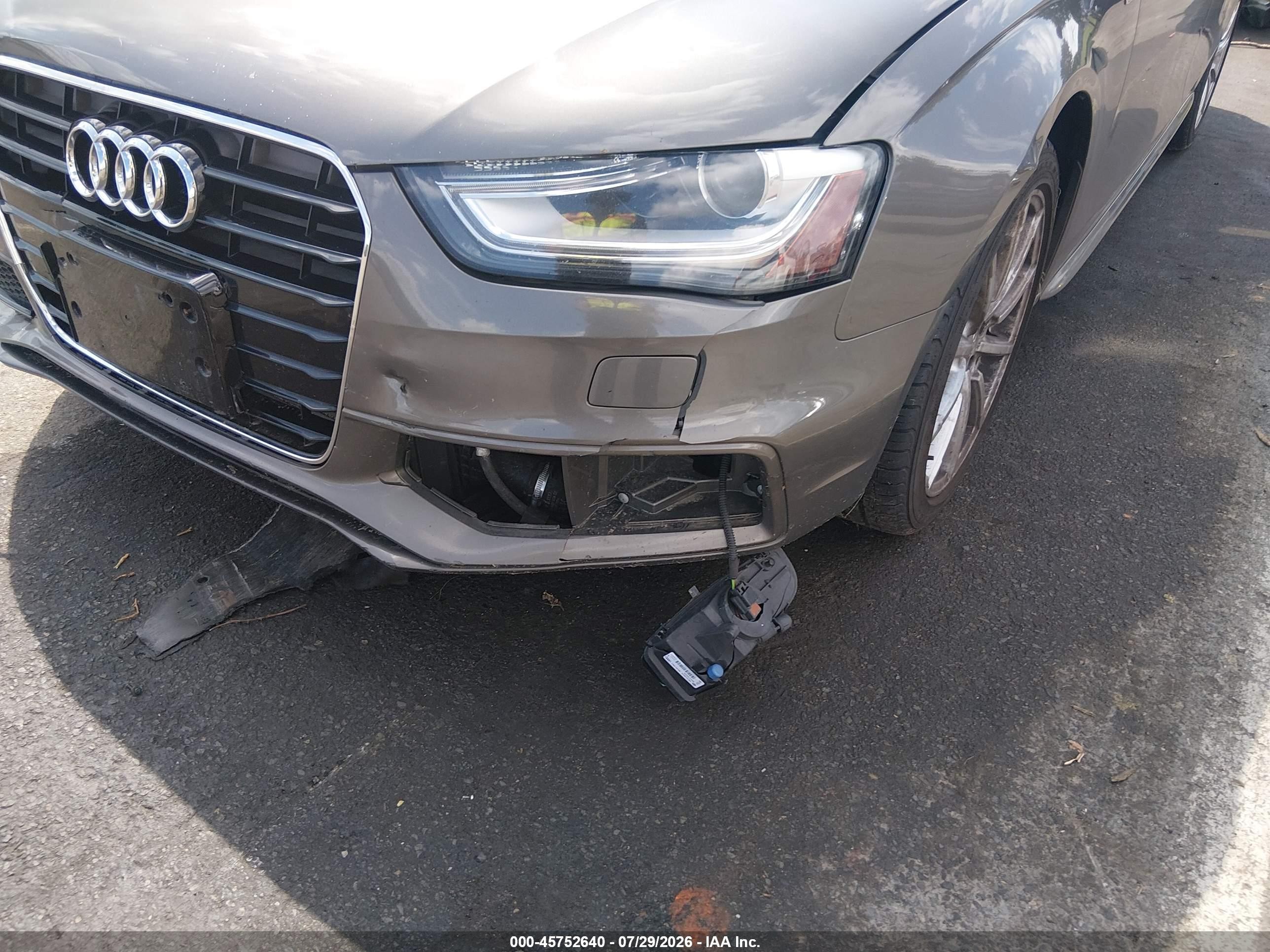 2014 Audi A4 2.0t Premium Gray vin: WAUFFAFL2EA007241