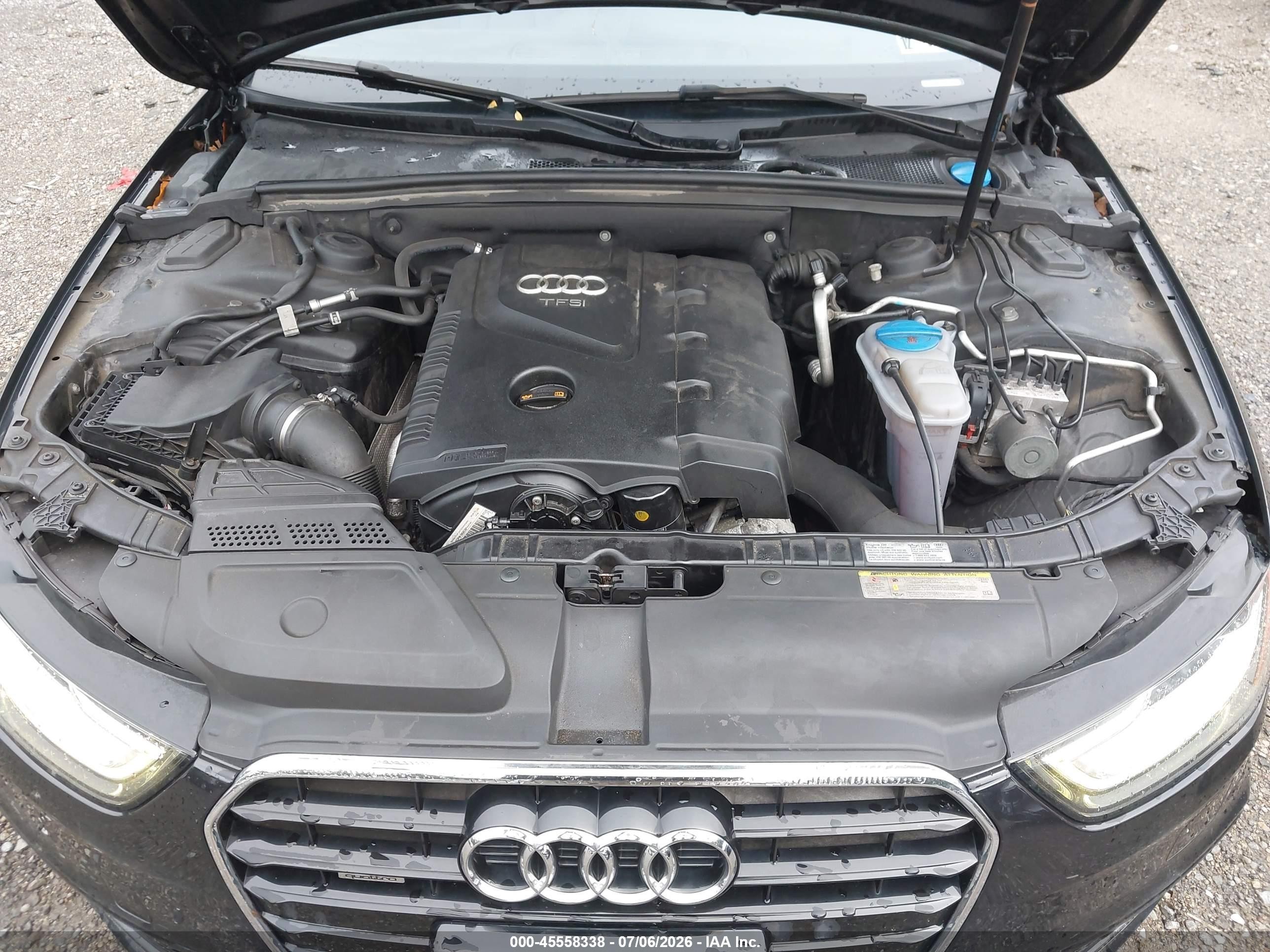 2014 Audi A4 2.0t Premium Black vin: WAUFFAFL2EN001500