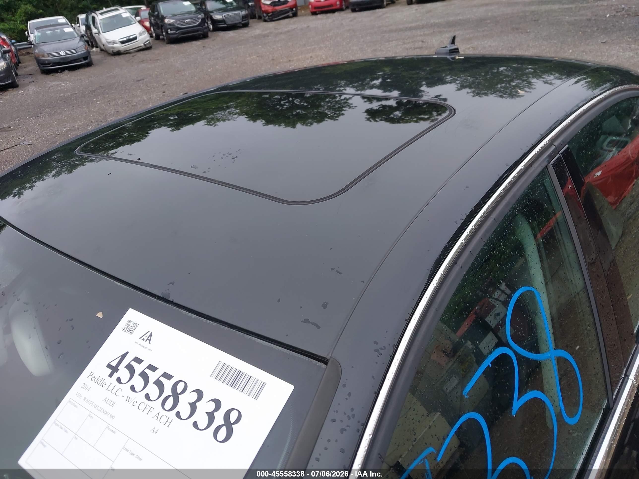 2014 Audi A4 2.0t Premium Black vin: WAUFFAFL2EN001500