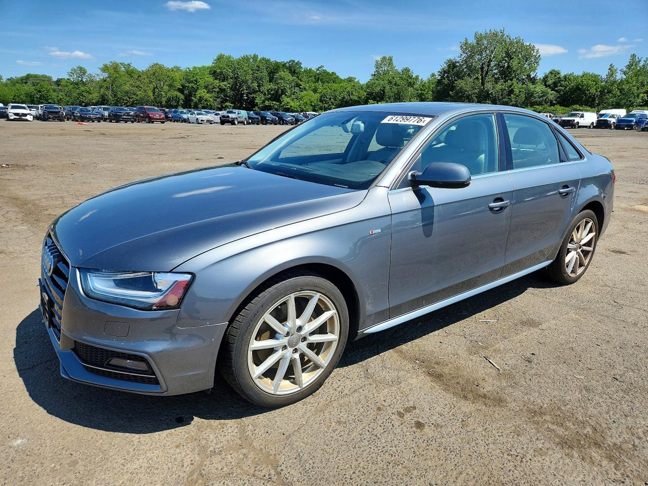 2014 Audi A4 Premium Plus Серебряный vin: WAUFFAFL2EN008270