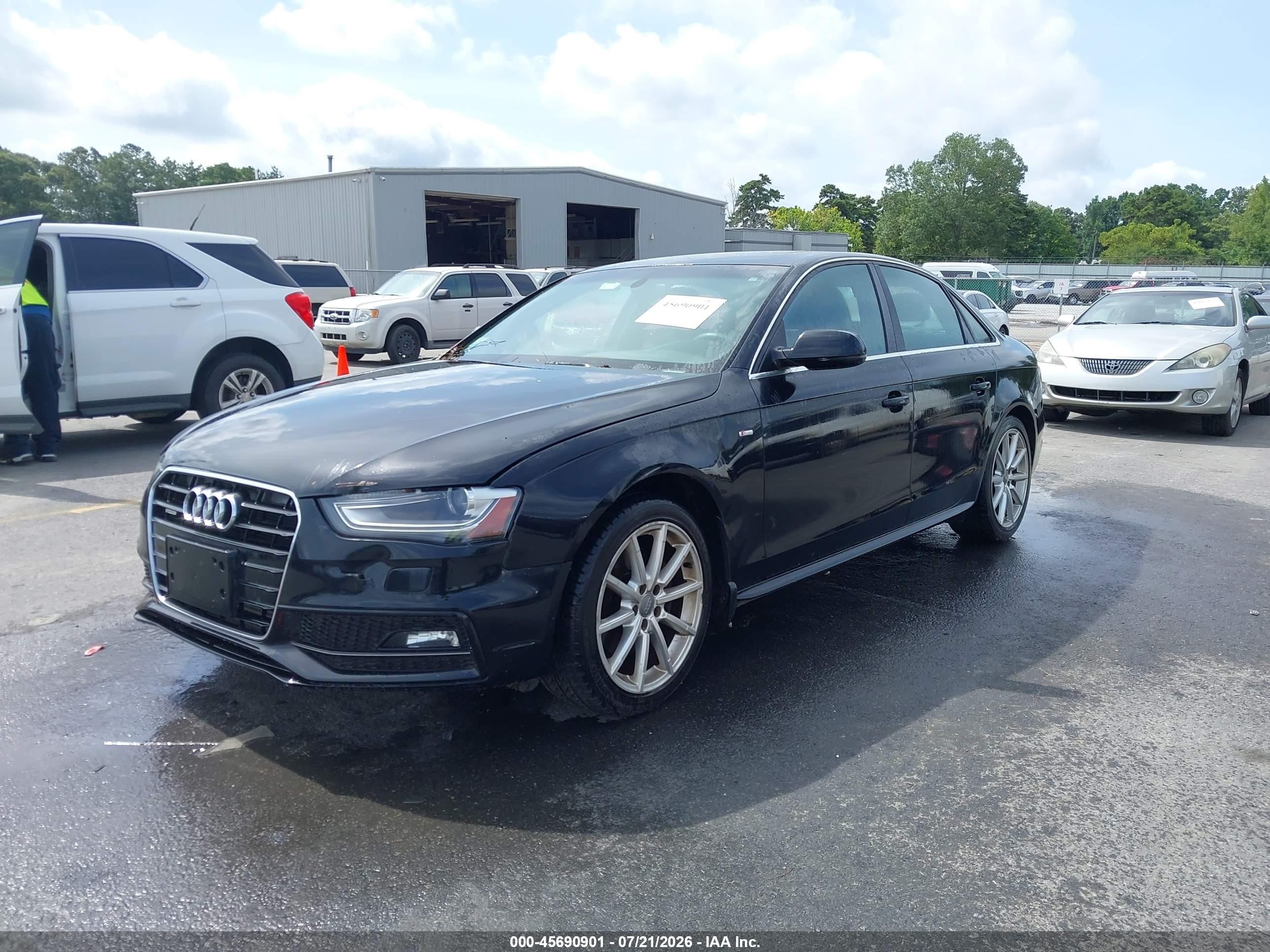 2014 Audi A4 2.0t Premium Black vin: WAUFFAFL2EN012464