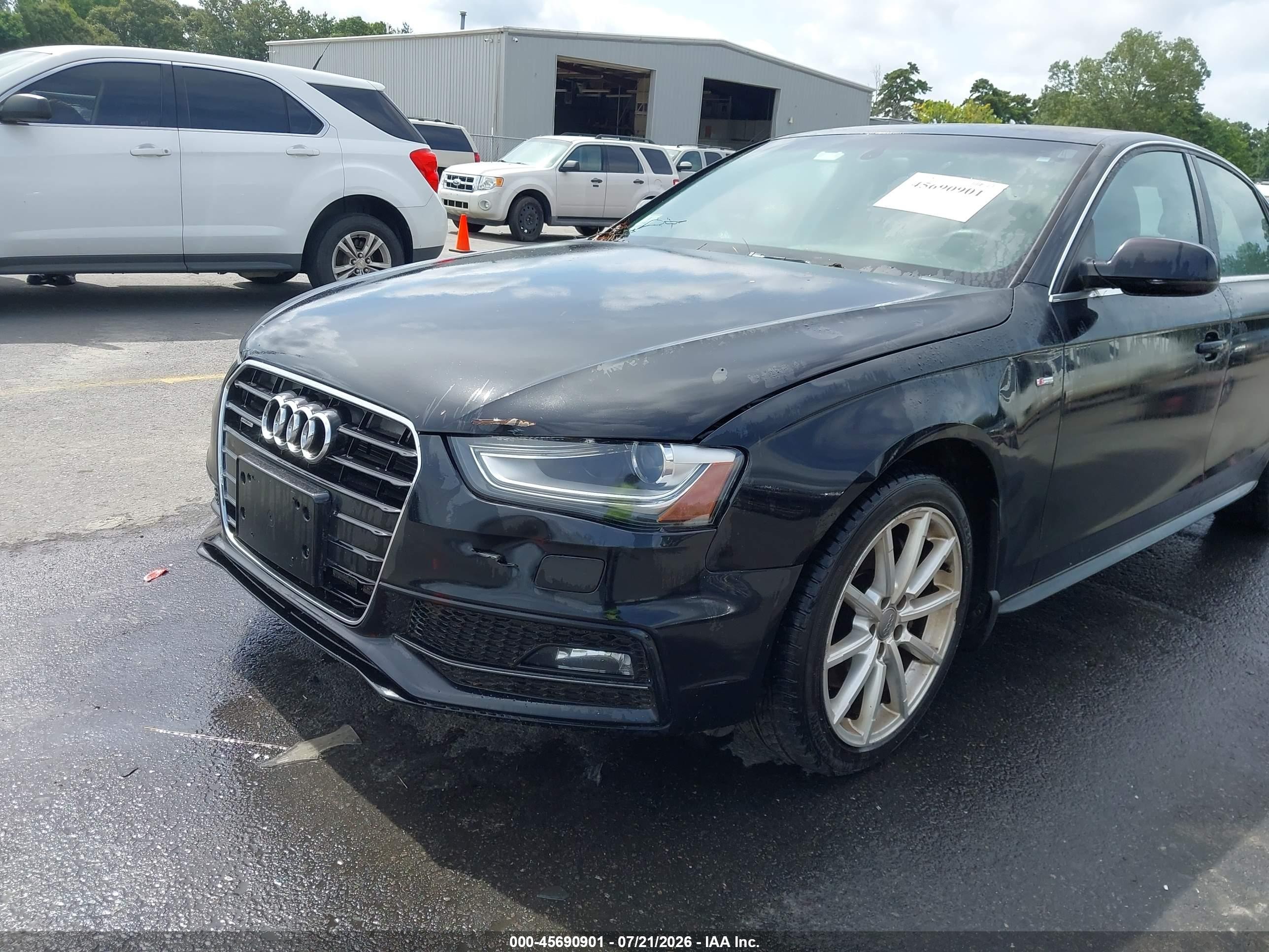 2014 Audi A4 2.0t Premium Black vin: WAUFFAFL2EN012464