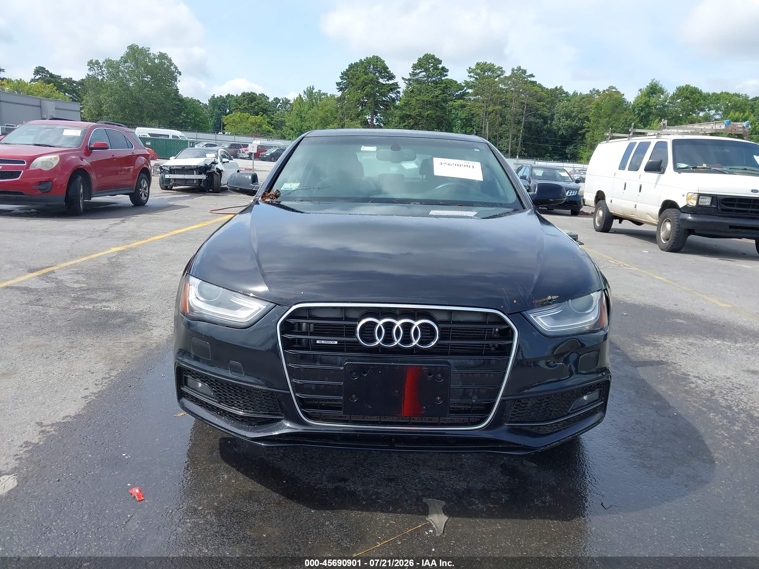2014 Audi A4 2.0t Premium Black vin: WAUFFAFL2EN012464
