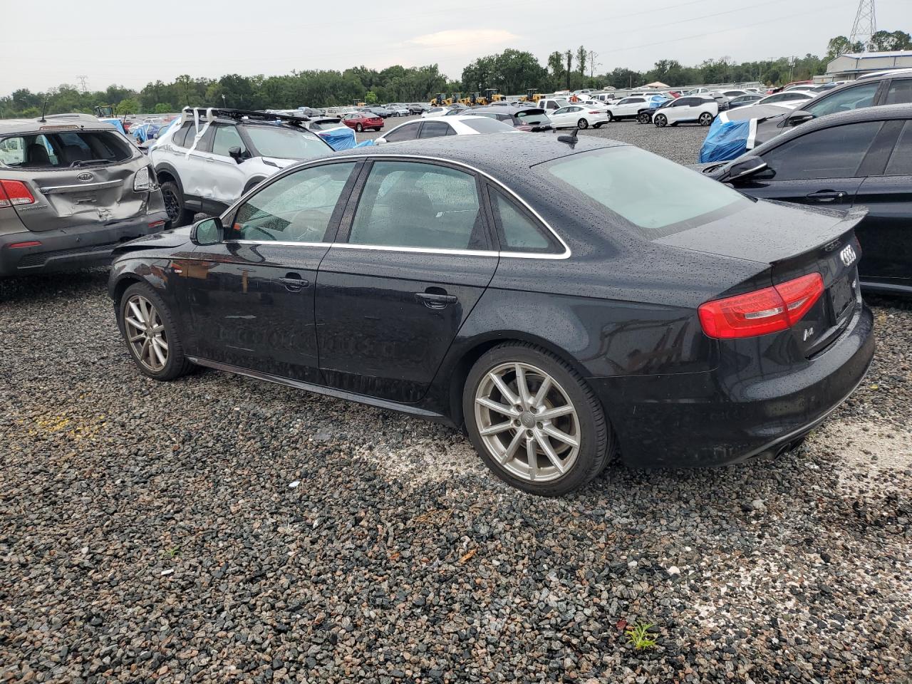 2014 Audi A4 Premium Plus Black vin: WAUFFAFL2EN031595