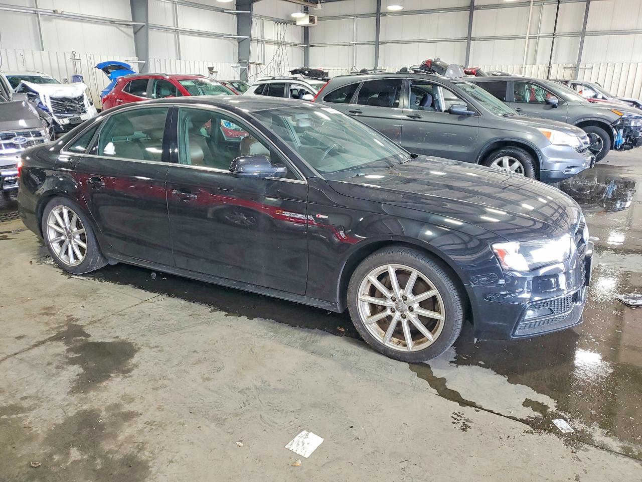 2014 Audi A4 Premium Plus Black vin: WAUFFAFL2EN031824