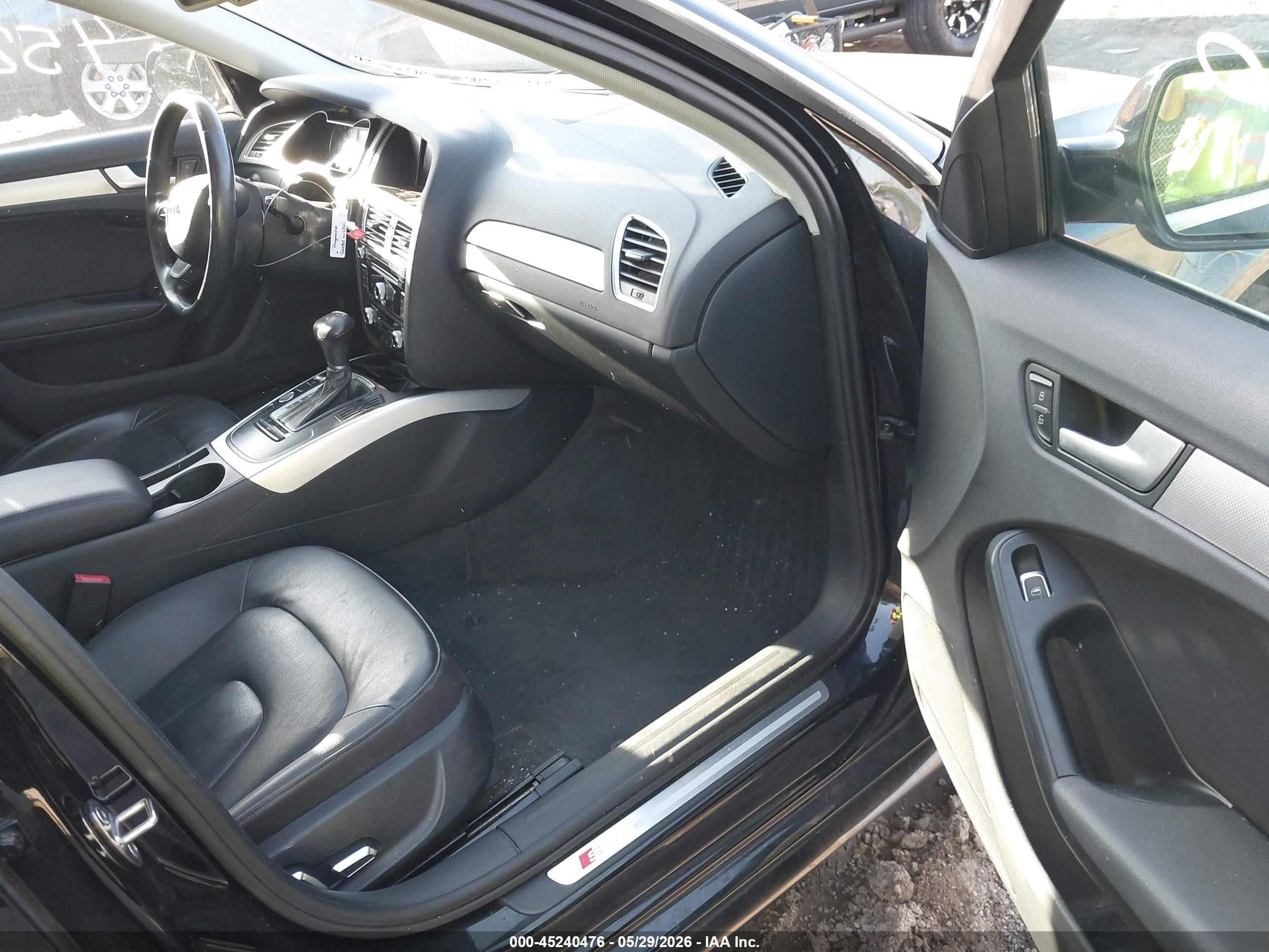 2014 Audi A4 2.0t Premium Black vin: WAUFFAFL2EN037378
