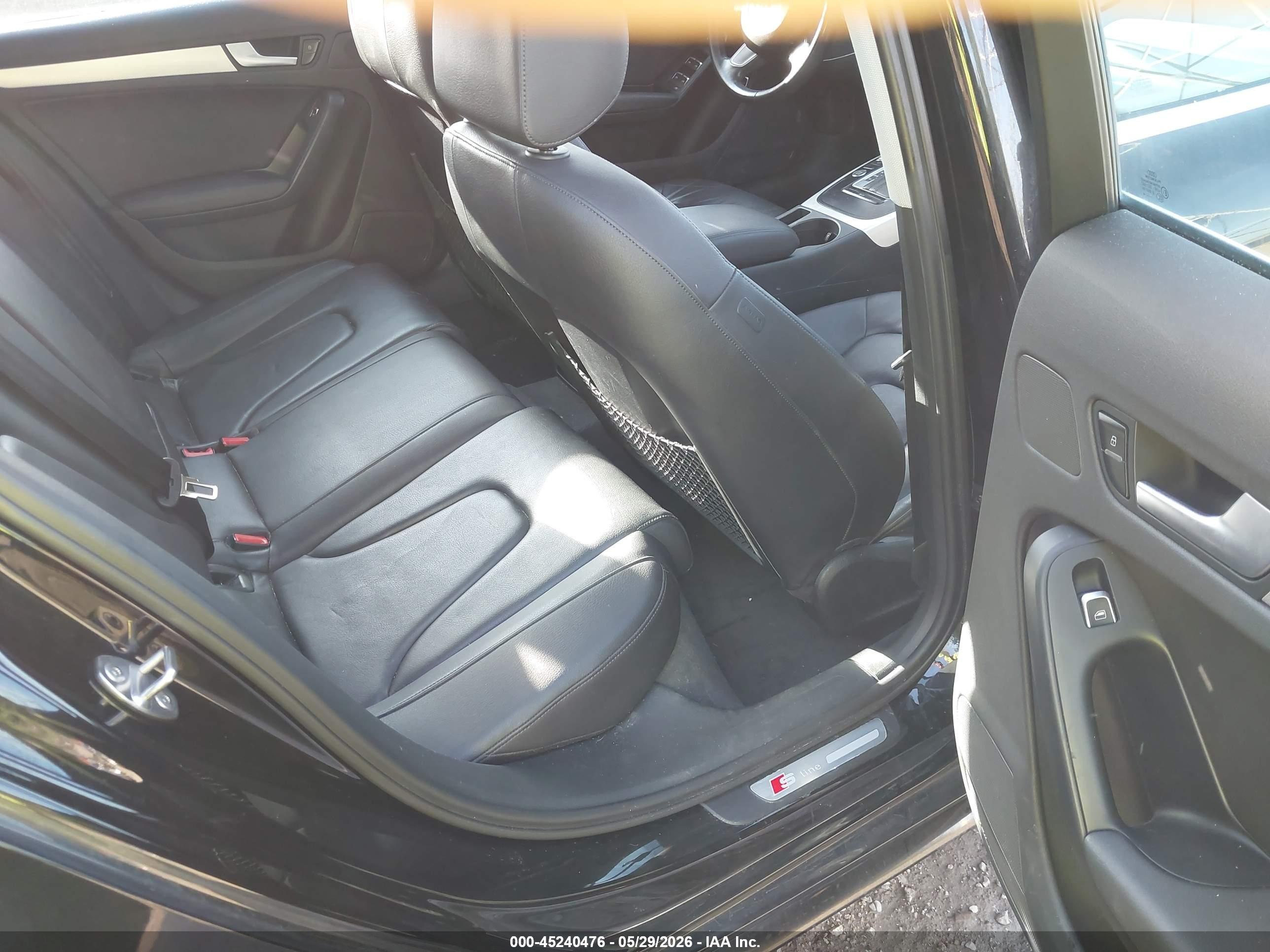 2014 Audi A4 2.0t Premium Black vin: WAUFFAFL2EN037378