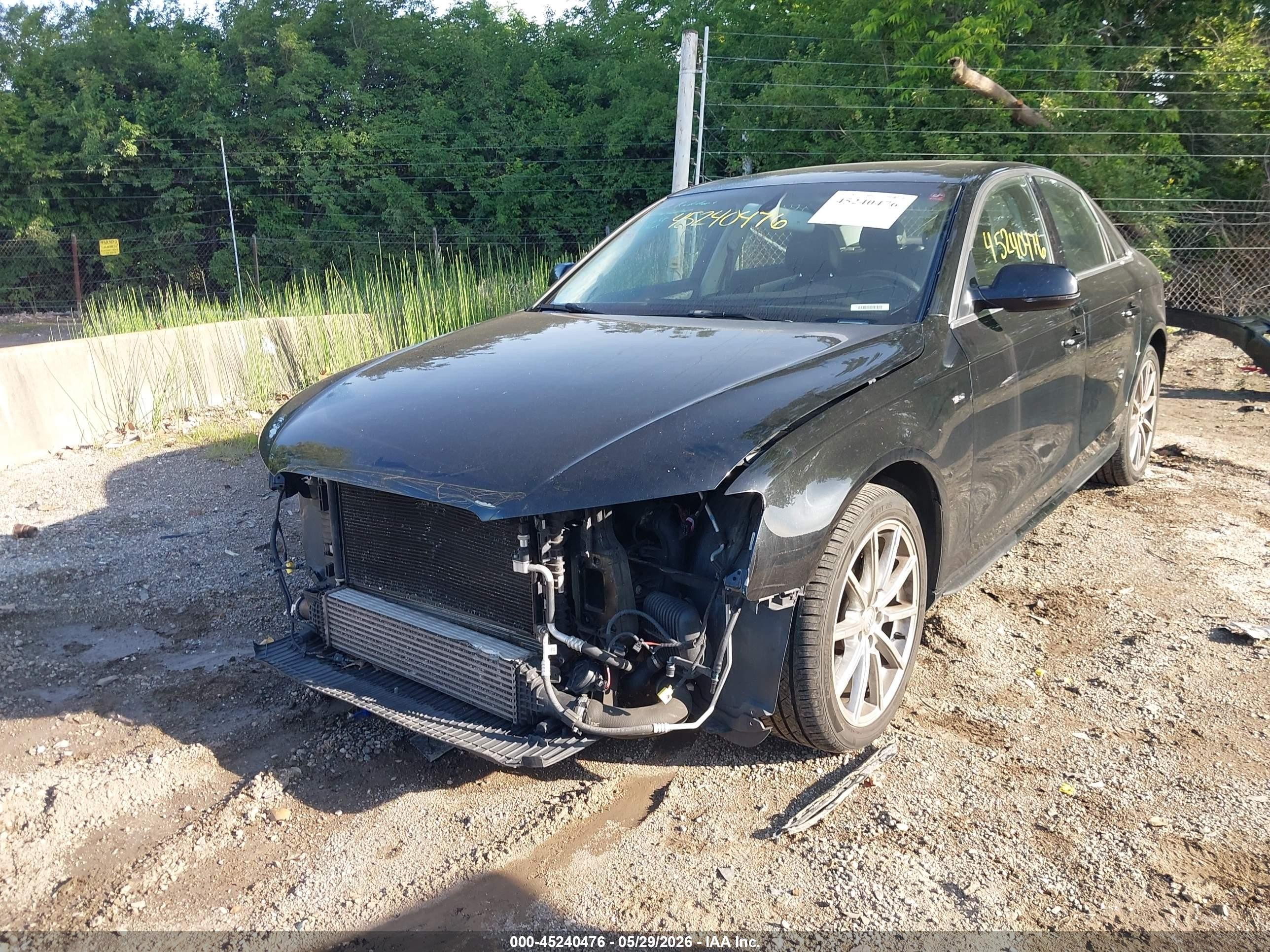 2014 Audi A4 2.0t Premium Black vin: WAUFFAFL2EN037378