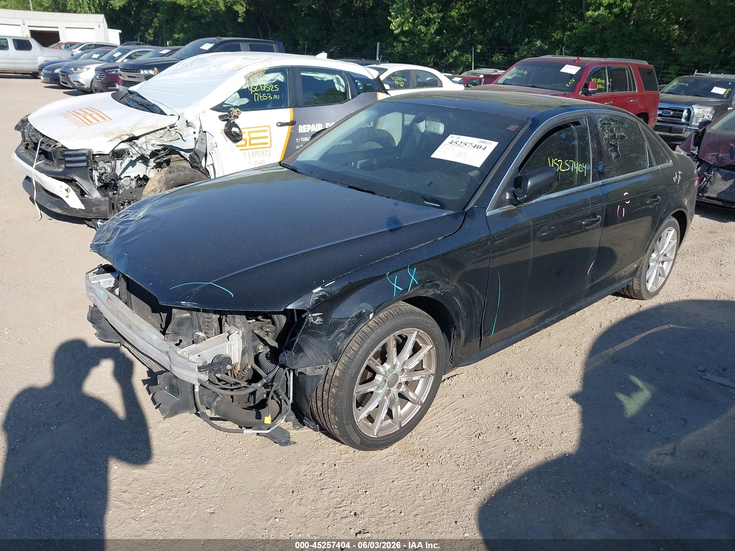 2015 Audi A4 2.0t Premium Black vin: WAUFFAFL2FN003426