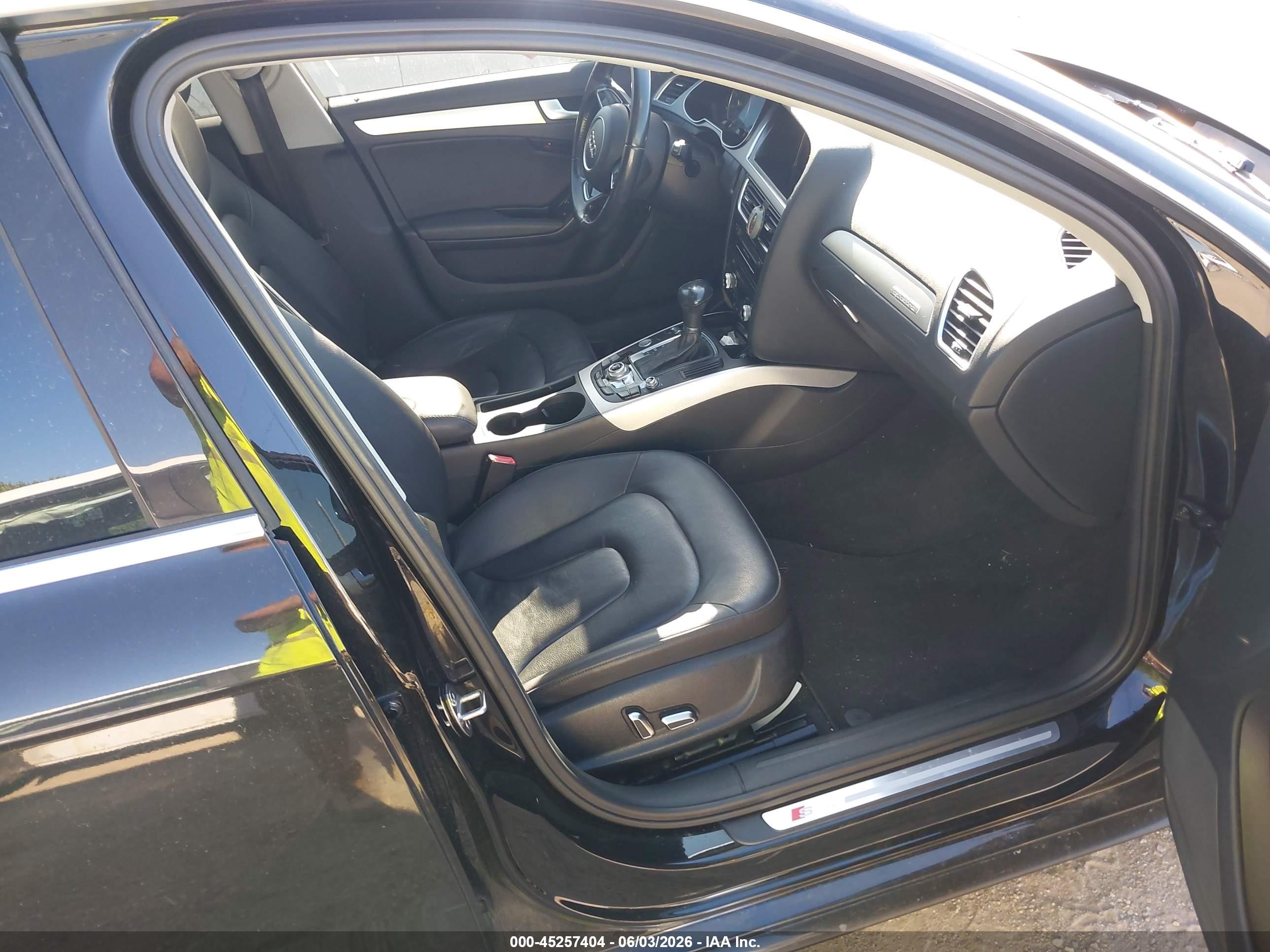 2015 Audi A4 2.0t Premium Black vin: WAUFFAFL2FN003426