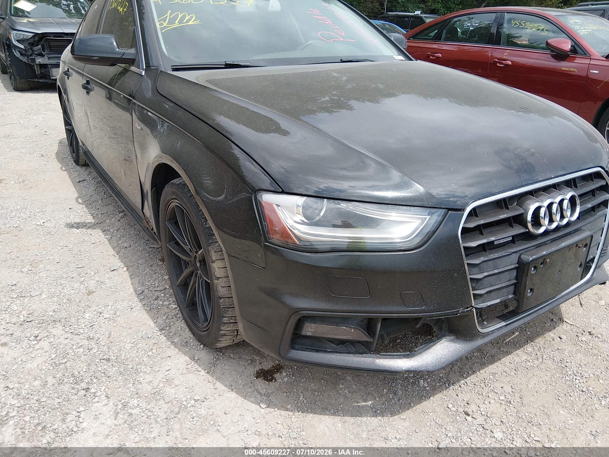 2015 Audi A4 2.0t Premium Черный vin: WAUFFAFL2FN006875