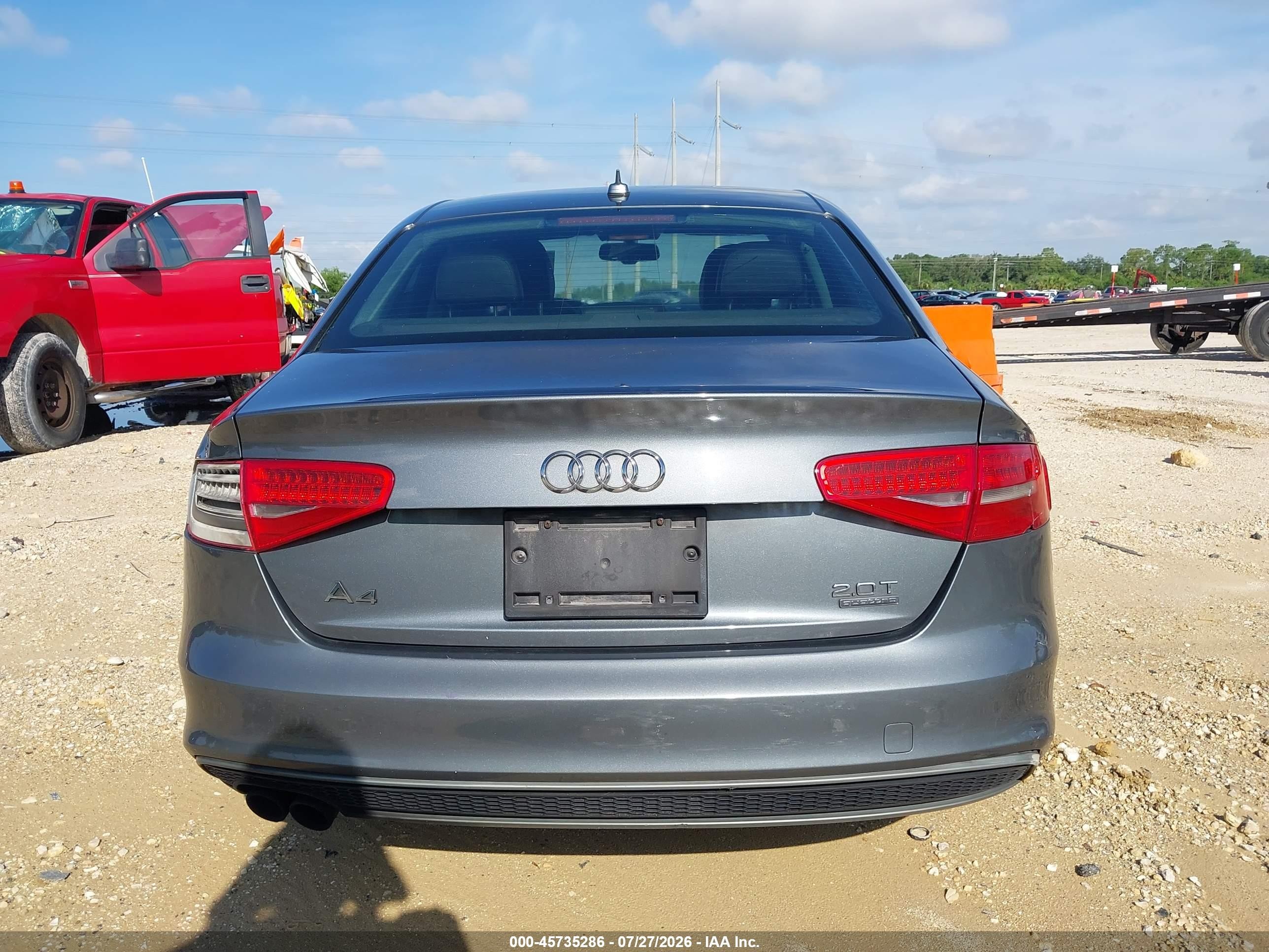 2015 Audi A4 2.0t Premium Gray vin: WAUFFAFL2FN037673