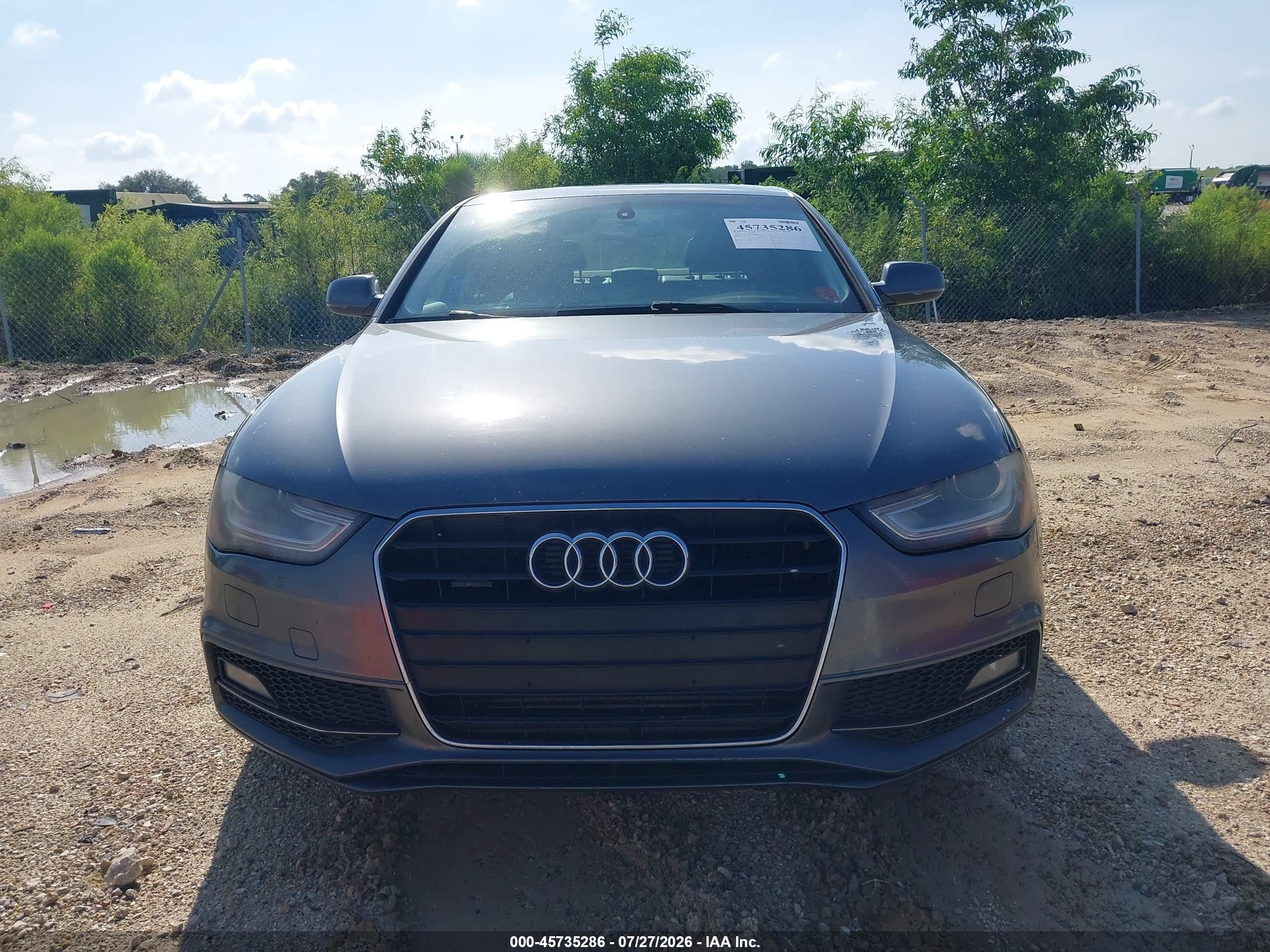 2015 Audi A4 2.0t Premium Gray vin: WAUFFAFL2FN037673