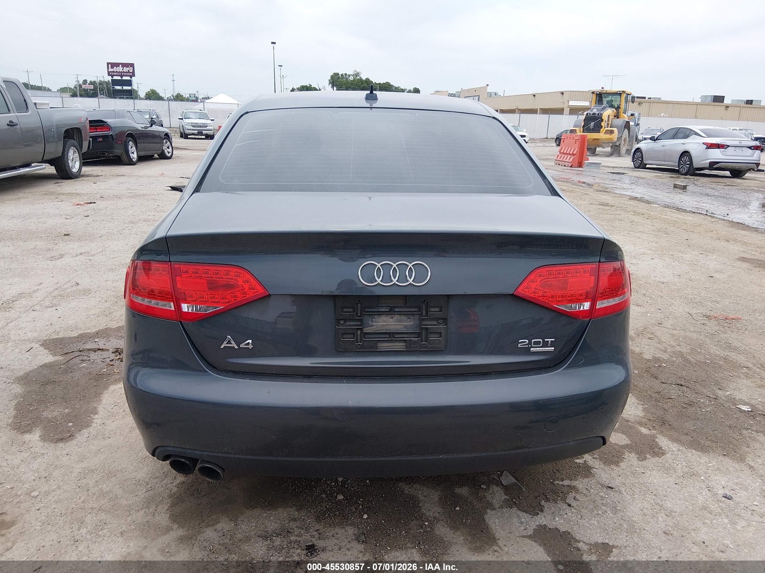 2010 Audi A4 2.0t Premium Gray vin: WAUFFAFL3AN069752