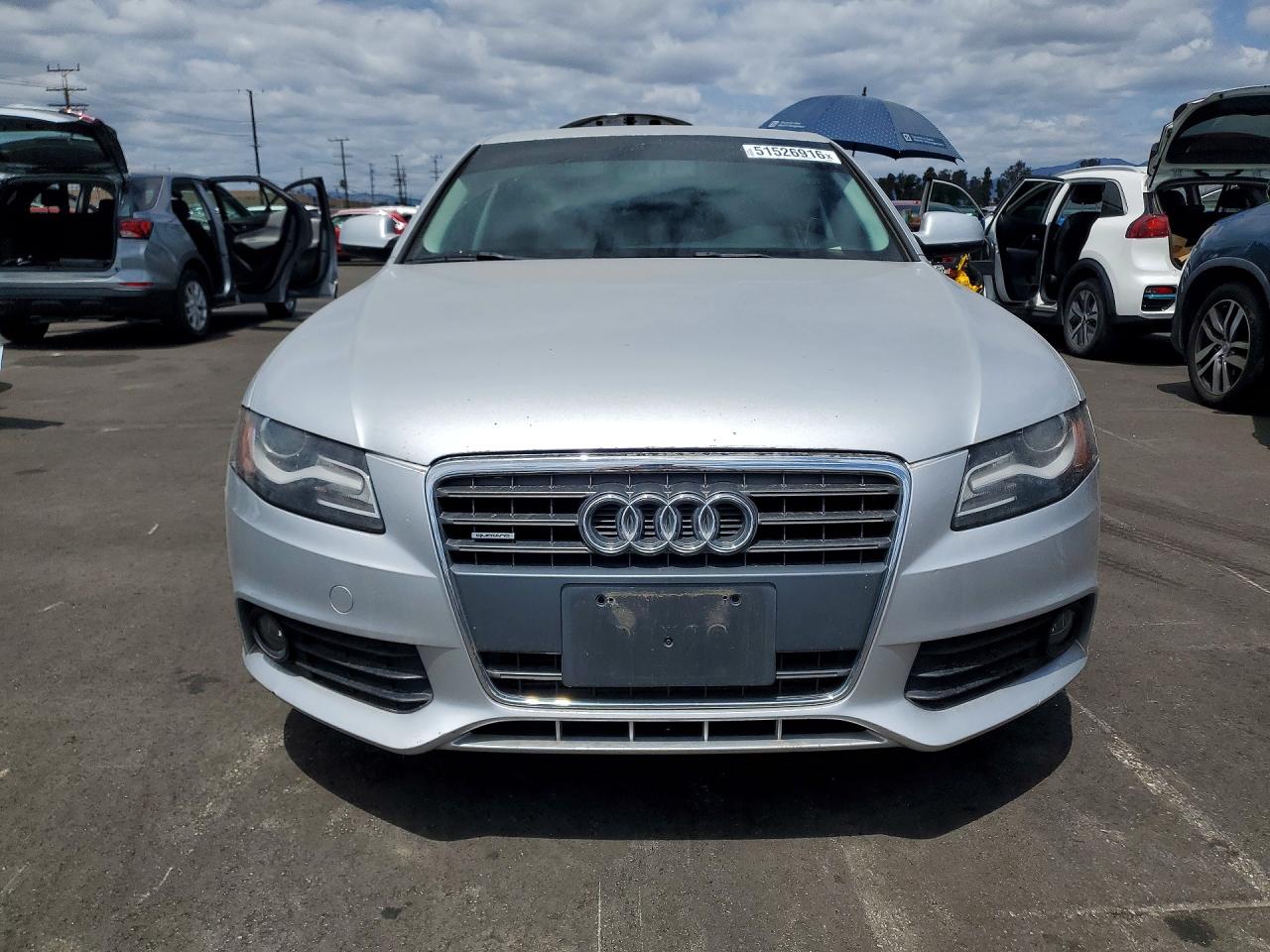 2011 Audi A4 Premium Plus Silver vin: WAUFFAFL3BN052662