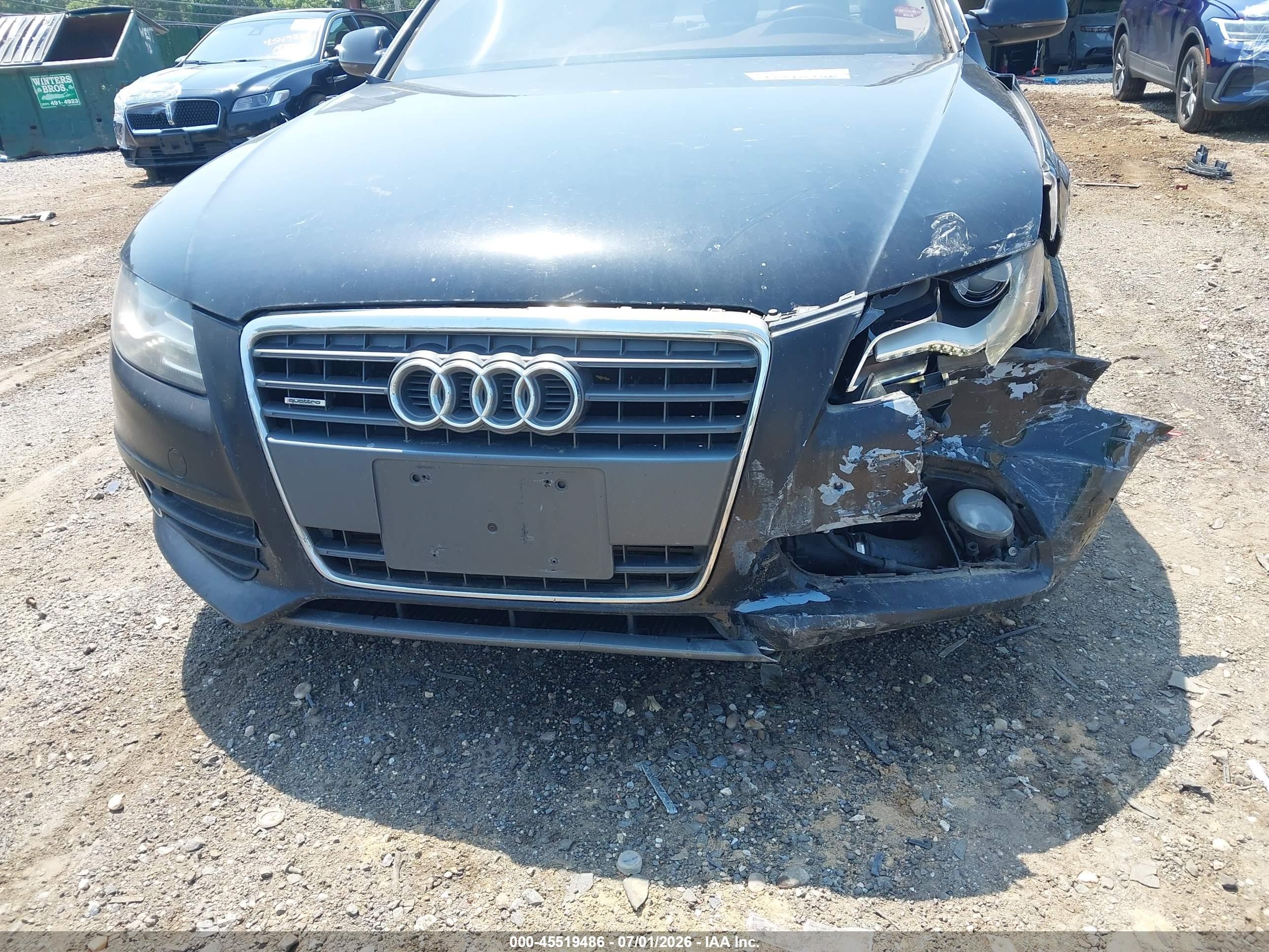 2012 Audi A4 2.0t Premium Plus Black vin: WAUFFAFL3CN007061