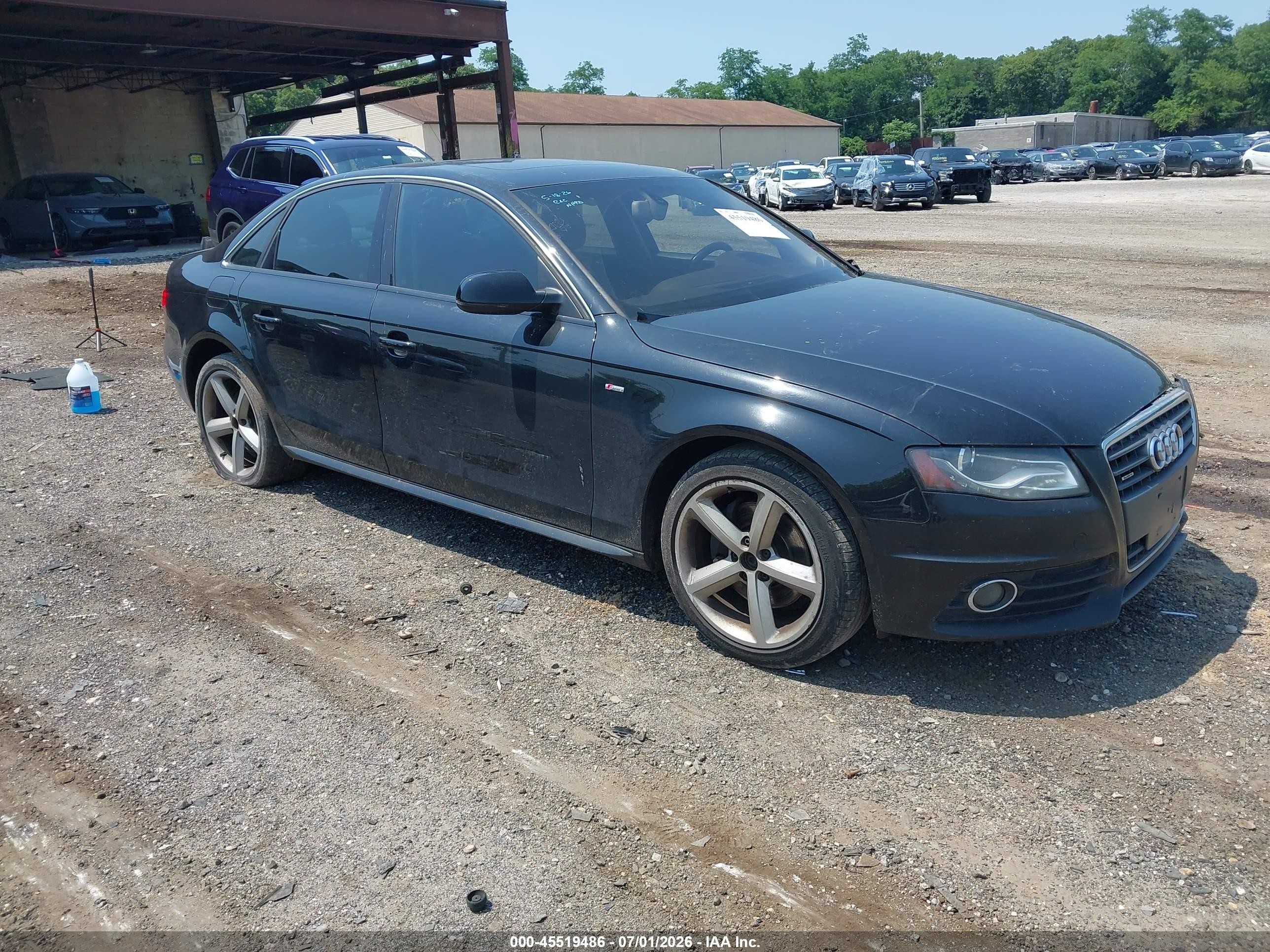 2012 Audi A4 2.0t Premium Plus Black vin: WAUFFAFL3CN007061