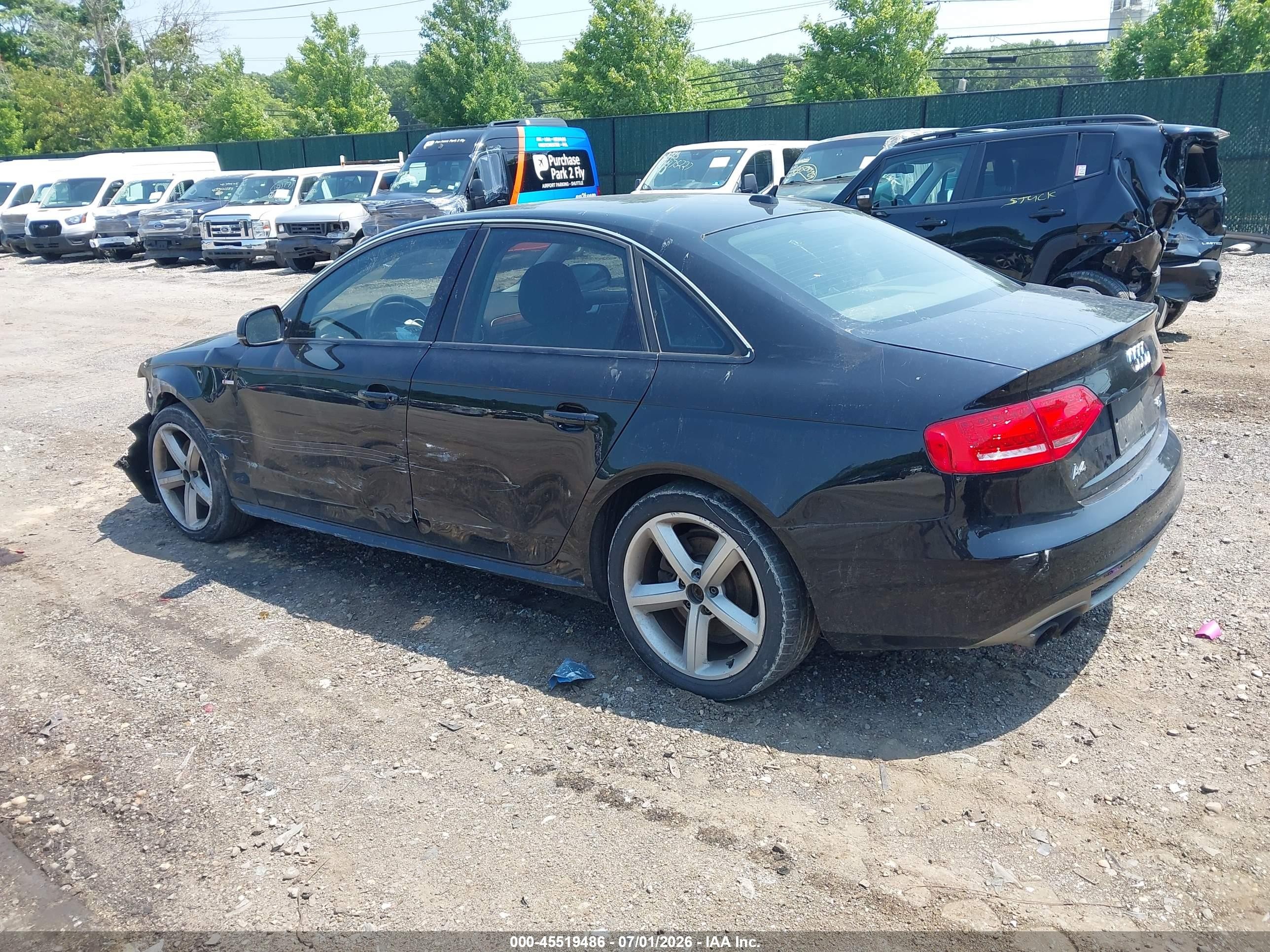 2012 Audi A4 2.0t Premium Plus Black vin: WAUFFAFL3CN007061