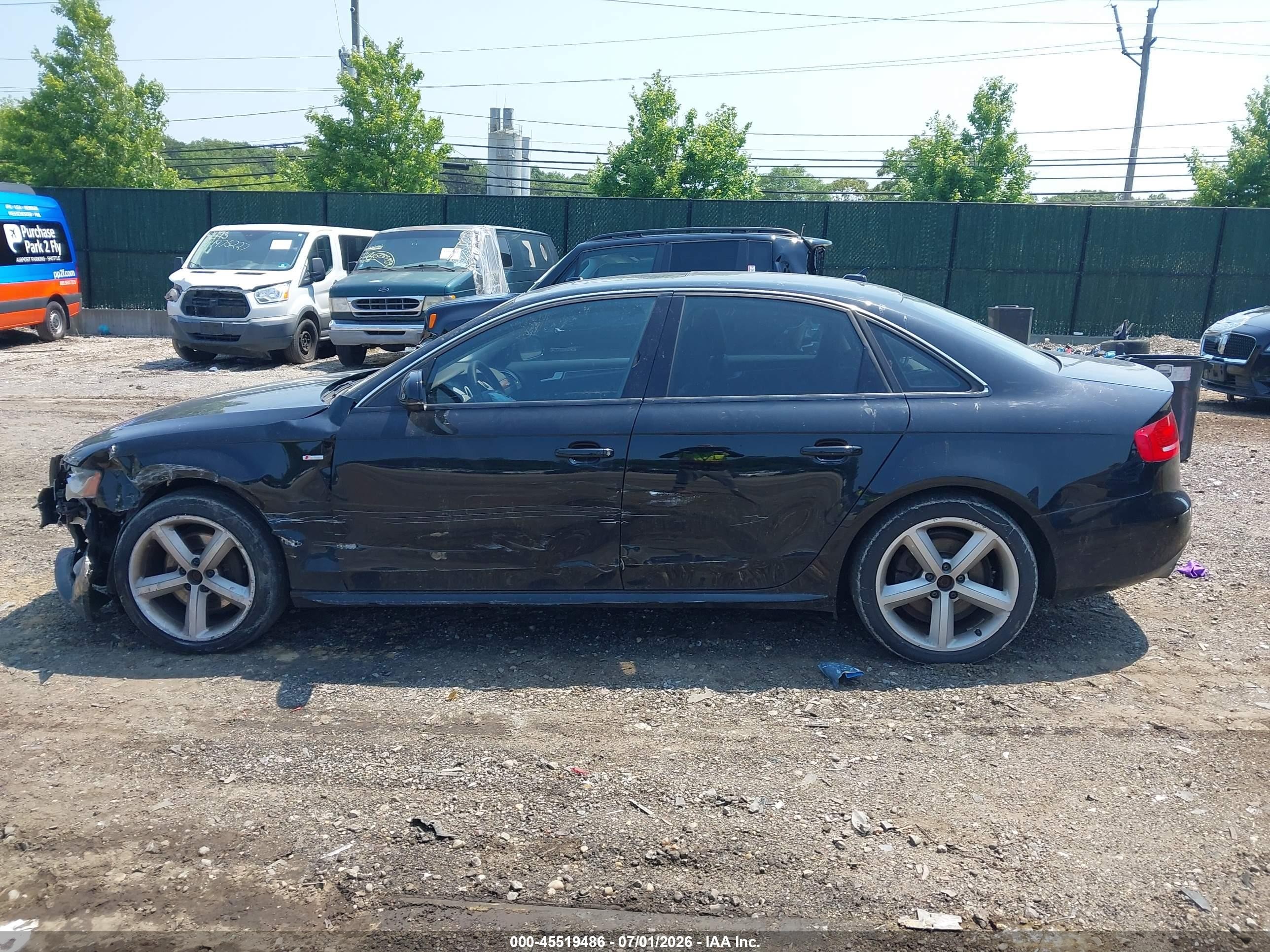 2012 Audi A4 2.0t Premium Plus Black vin: WAUFFAFL3CN007061
