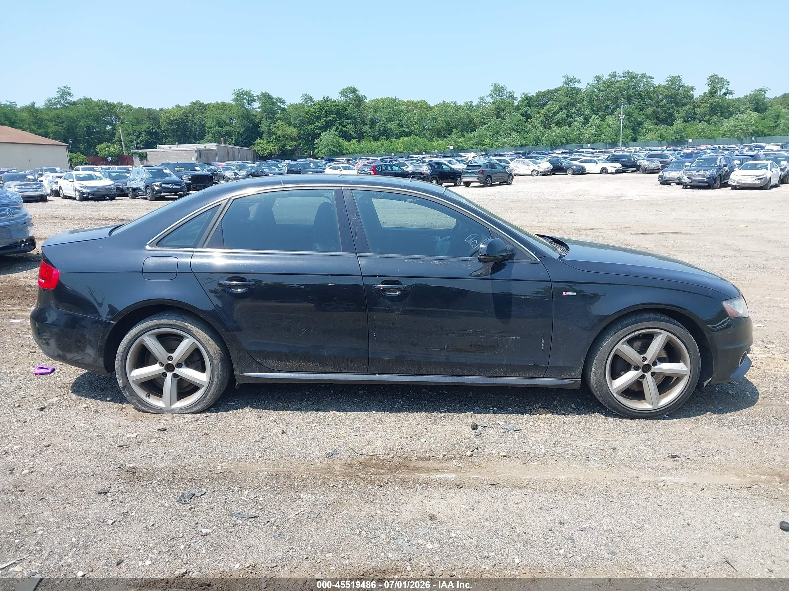 2012 Audi A4 2.0t Premium Plus Black vin: WAUFFAFL3CN007061