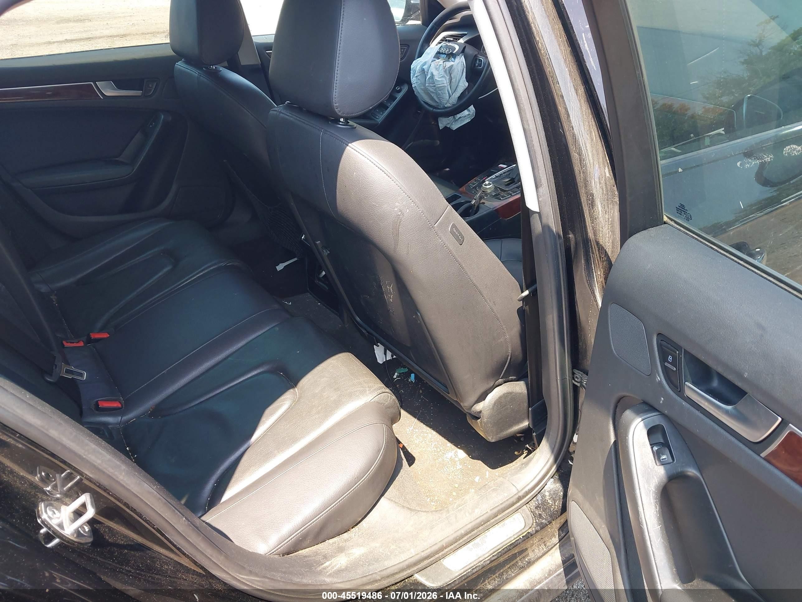 2012 Audi A4 2.0t Premium Plus Black vin: WAUFFAFL3CN007061