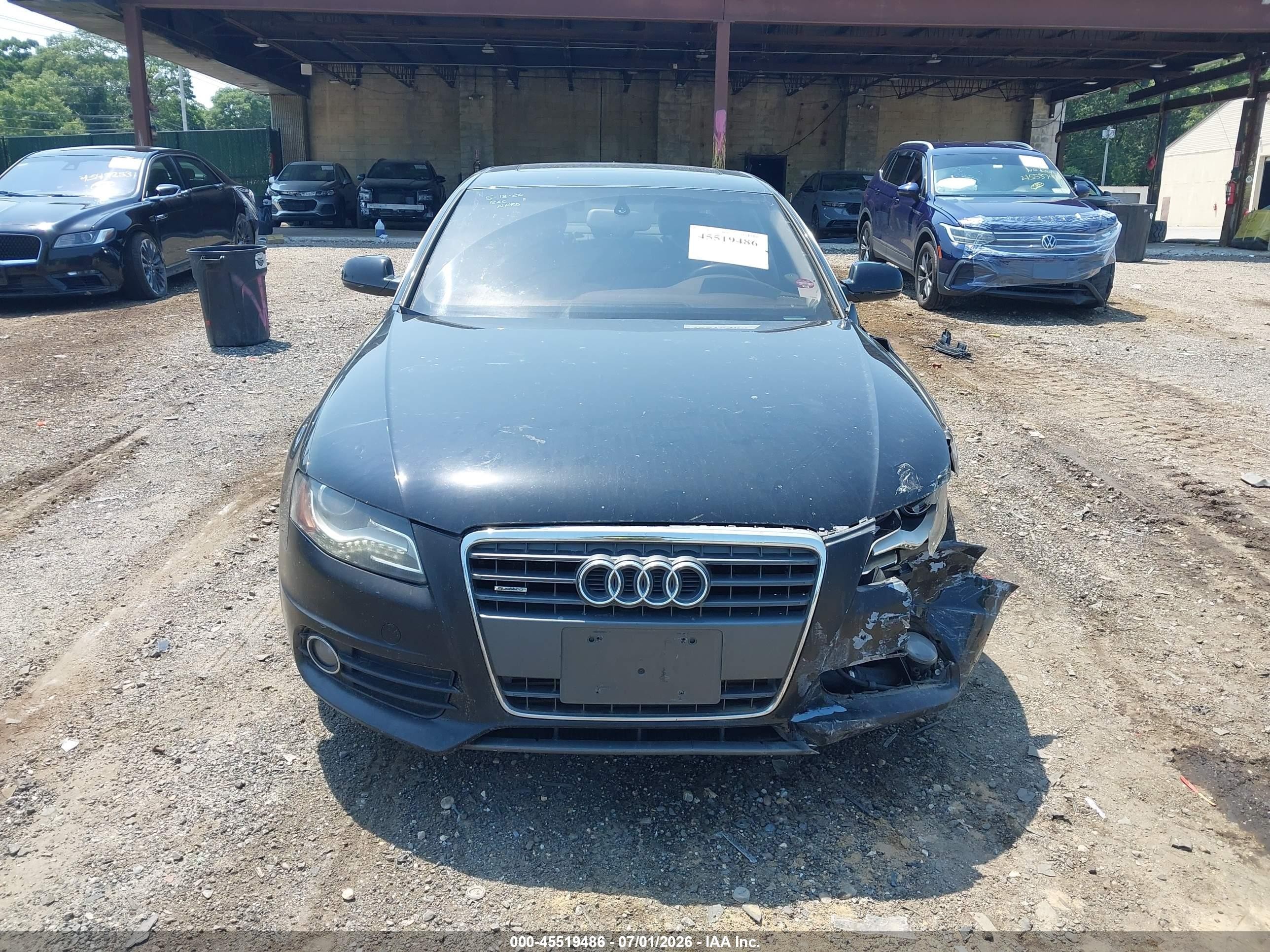 2012 Audi A4 2.0t Premium Plus Black vin: WAUFFAFL3CN007061