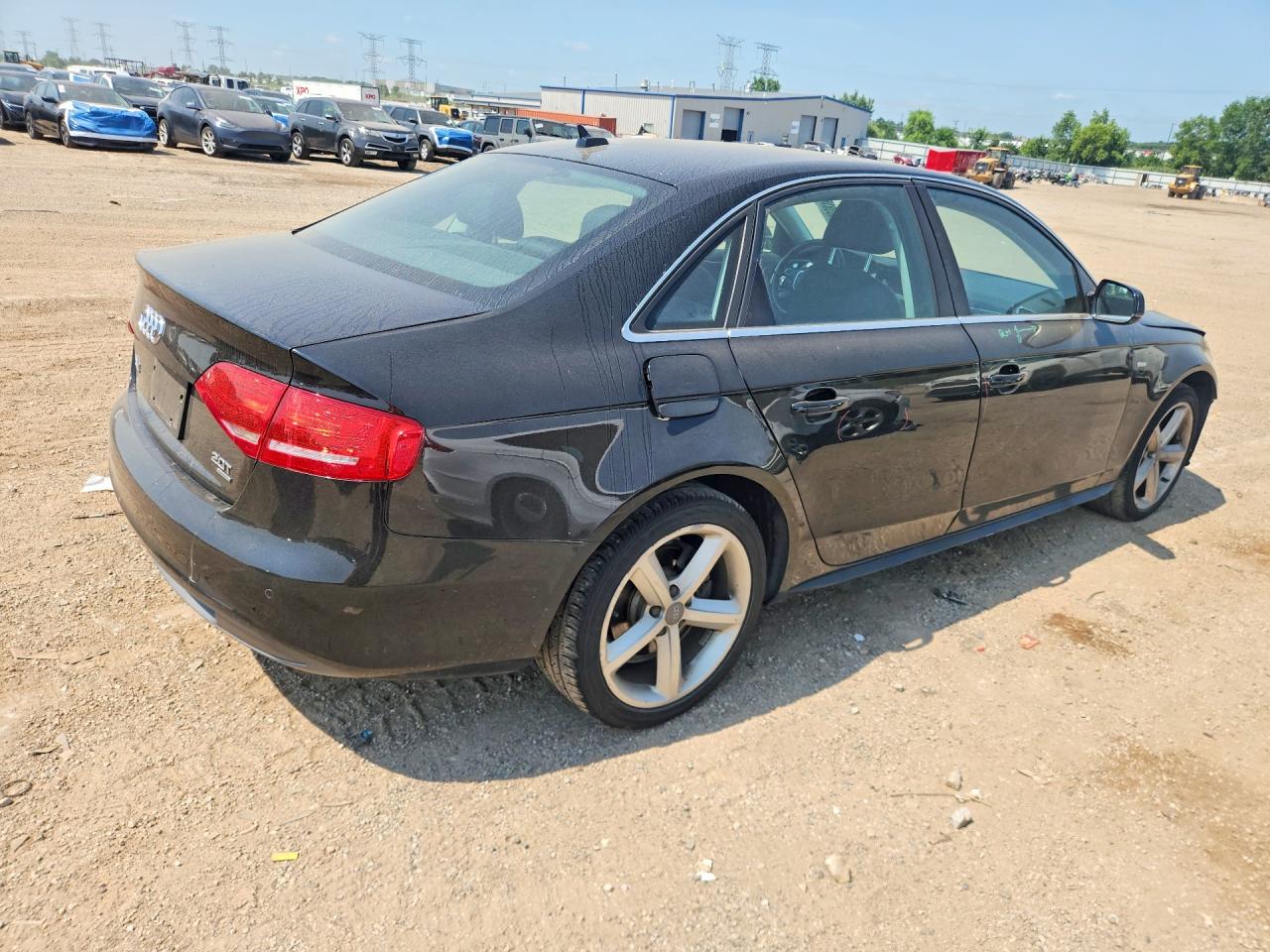 2012 Audi A4 Premium Plus Black vin: WAUFFAFL3CN020909