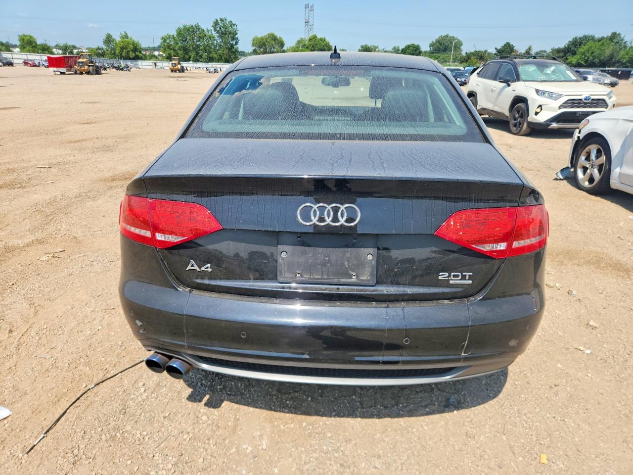 2012 Audi A4 Premium Plus Black vin: WAUFFAFL3CN020909