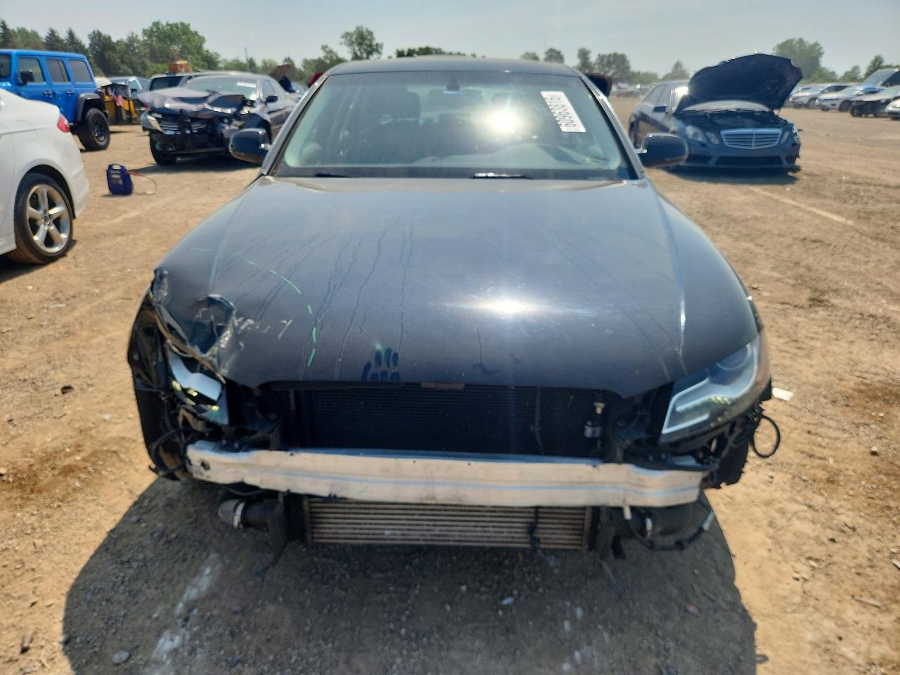 2012 Audi A4 Premium Plus Black vin: WAUFFAFL3CN020909