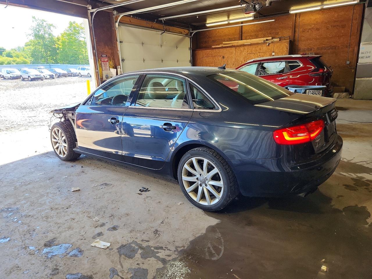 2013 Audi A4 Premium Plus Blue vin: WAUFFAFL3DA125880