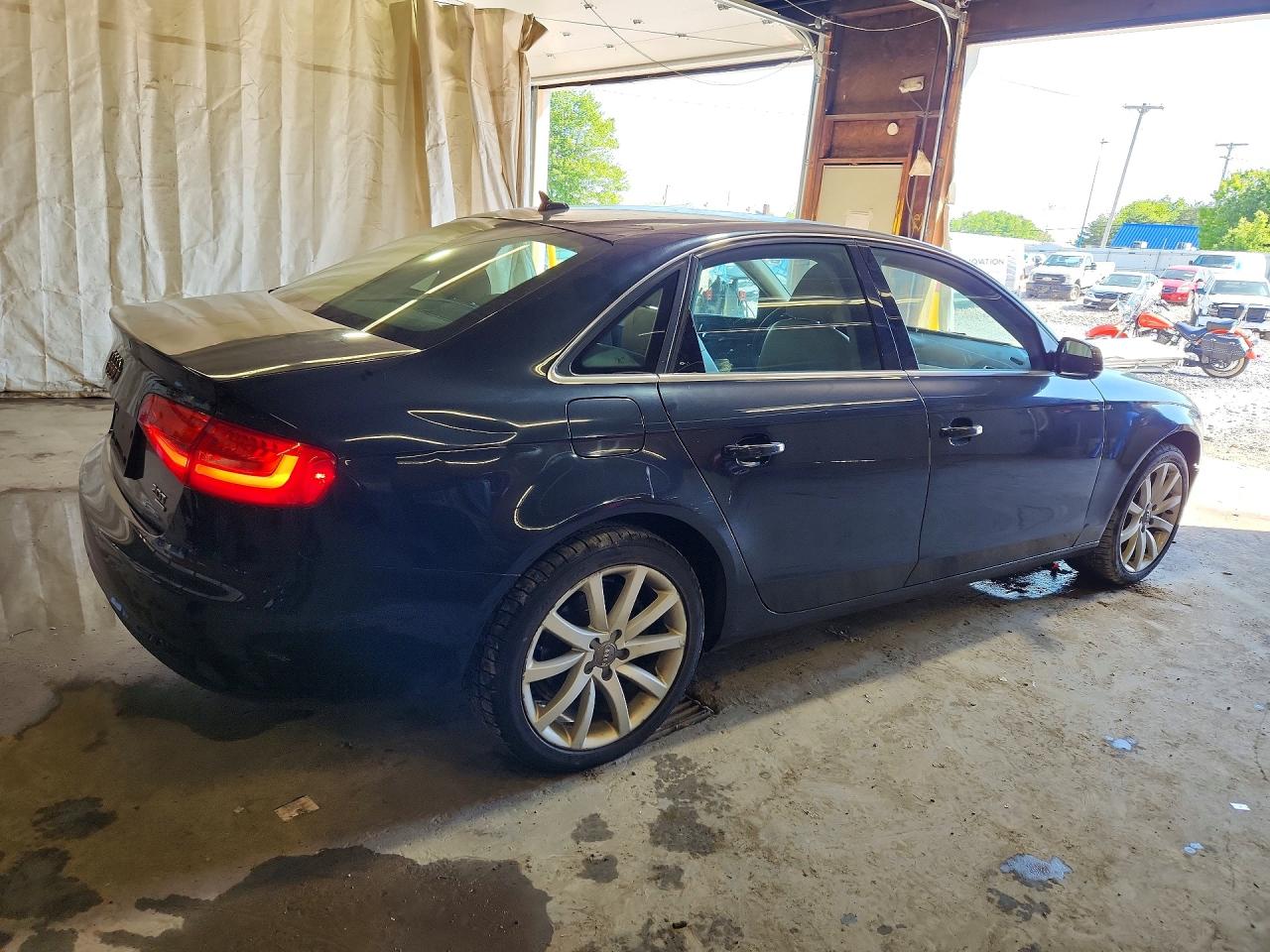 2013 Audi A4 Premium Plus Blue vin: WAUFFAFL3DA125880