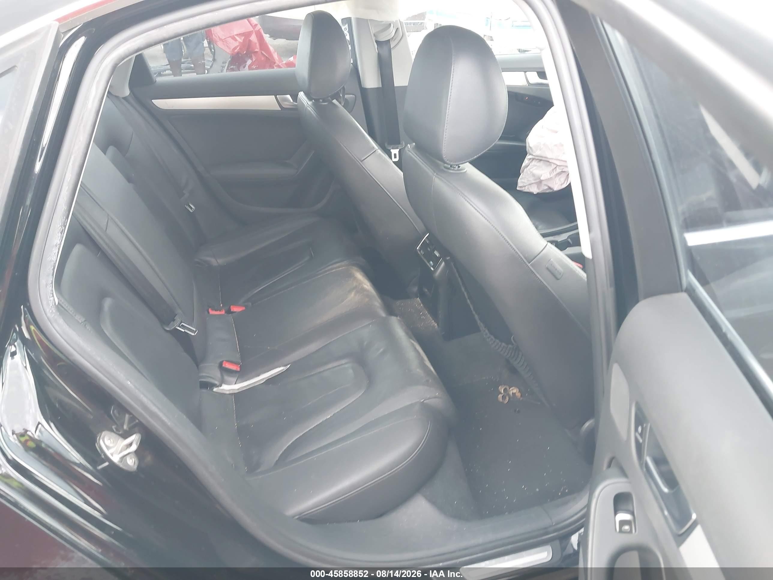 2013 Audi A4 2.0t Premium Black vin: WAUFFAFL3DN011919