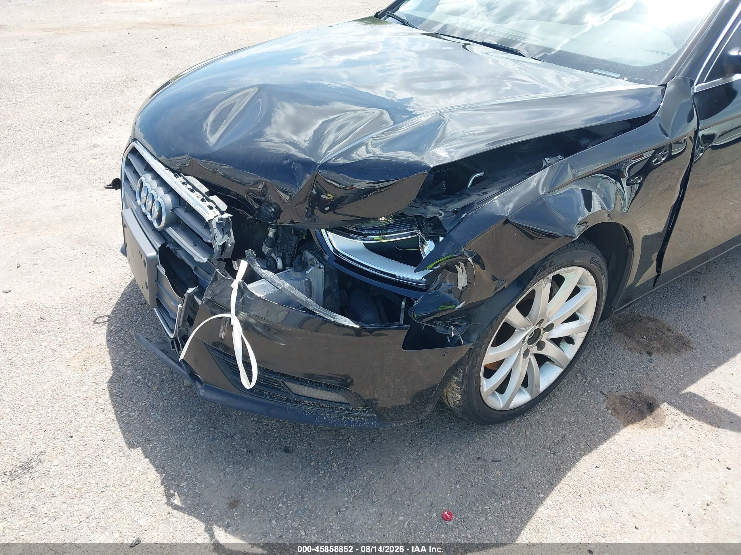 2013 Audi A4 2.0t Premium Black vin: WAUFFAFL3DN011919