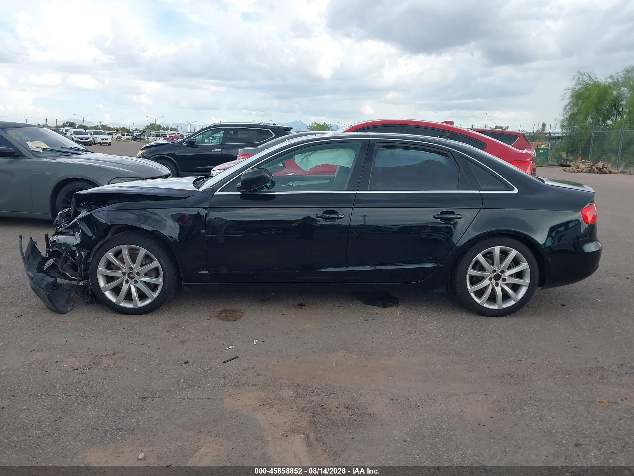 2013 Audi A4 2.0t Premium Black vin: WAUFFAFL3DN011919