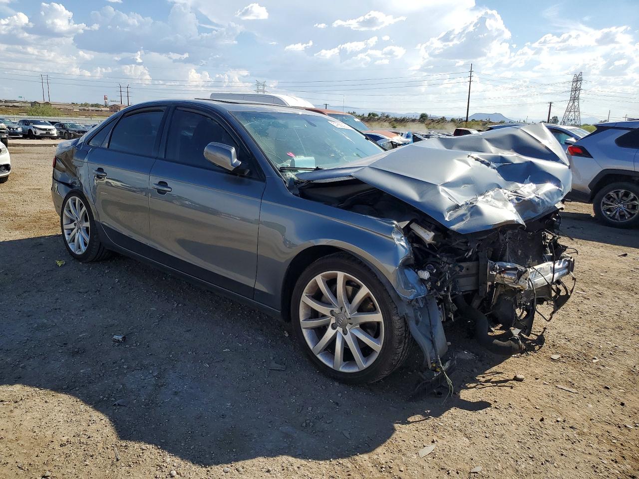 2013 Audi A4 Premium Plus Charcoal vin: WAUFFAFL3DN026842