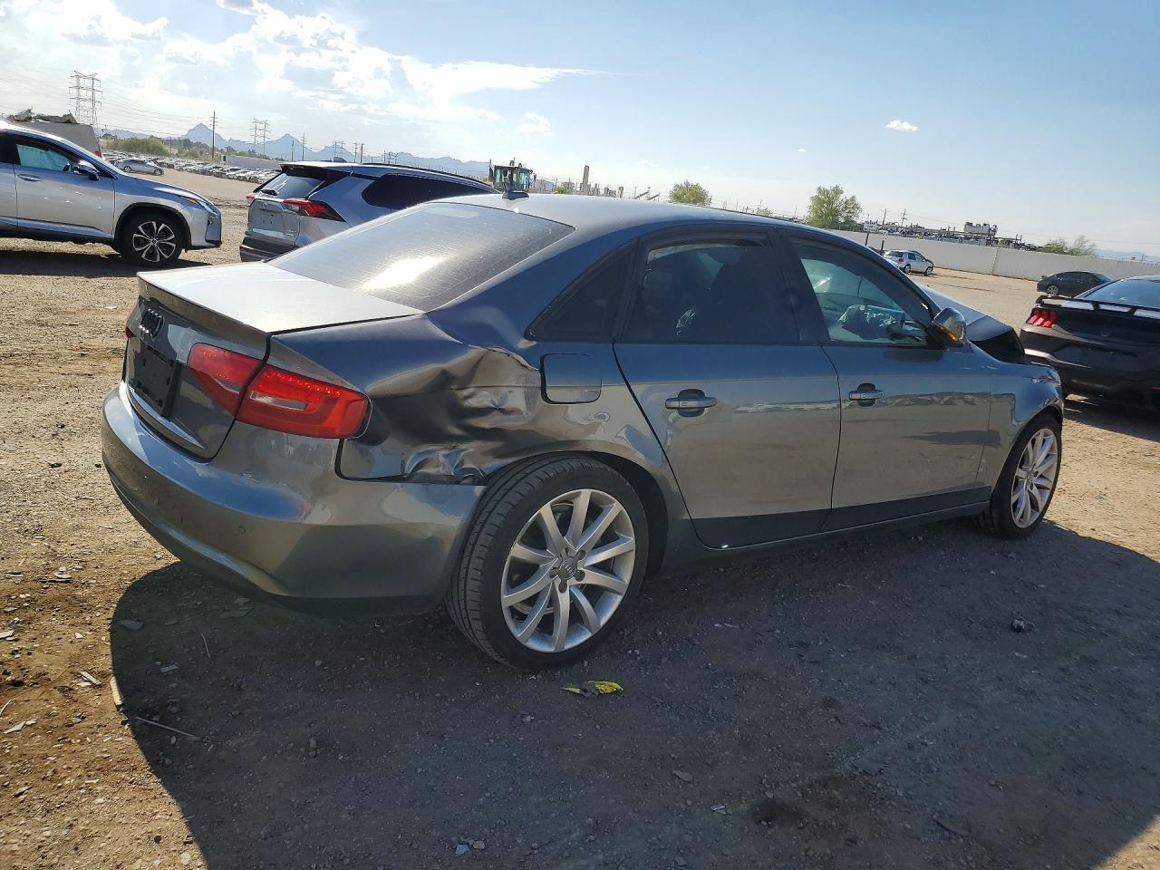 2013 Audi A4 Premium Plus Charcoal vin: WAUFFAFL3DN026842