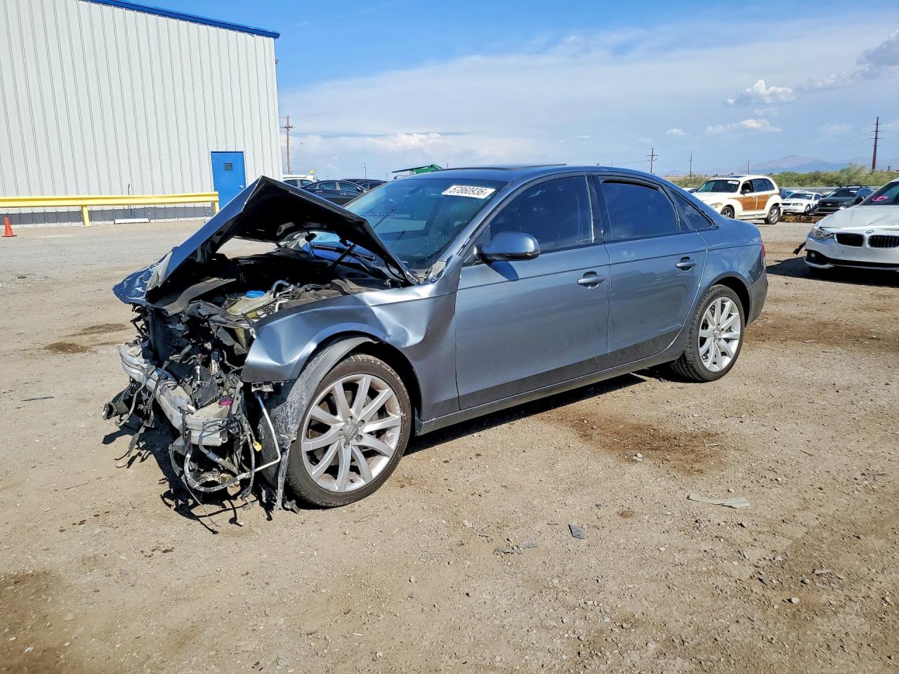 2013 Audi A4 Premium Plus Charcoal vin: WAUFFAFL3DN026842