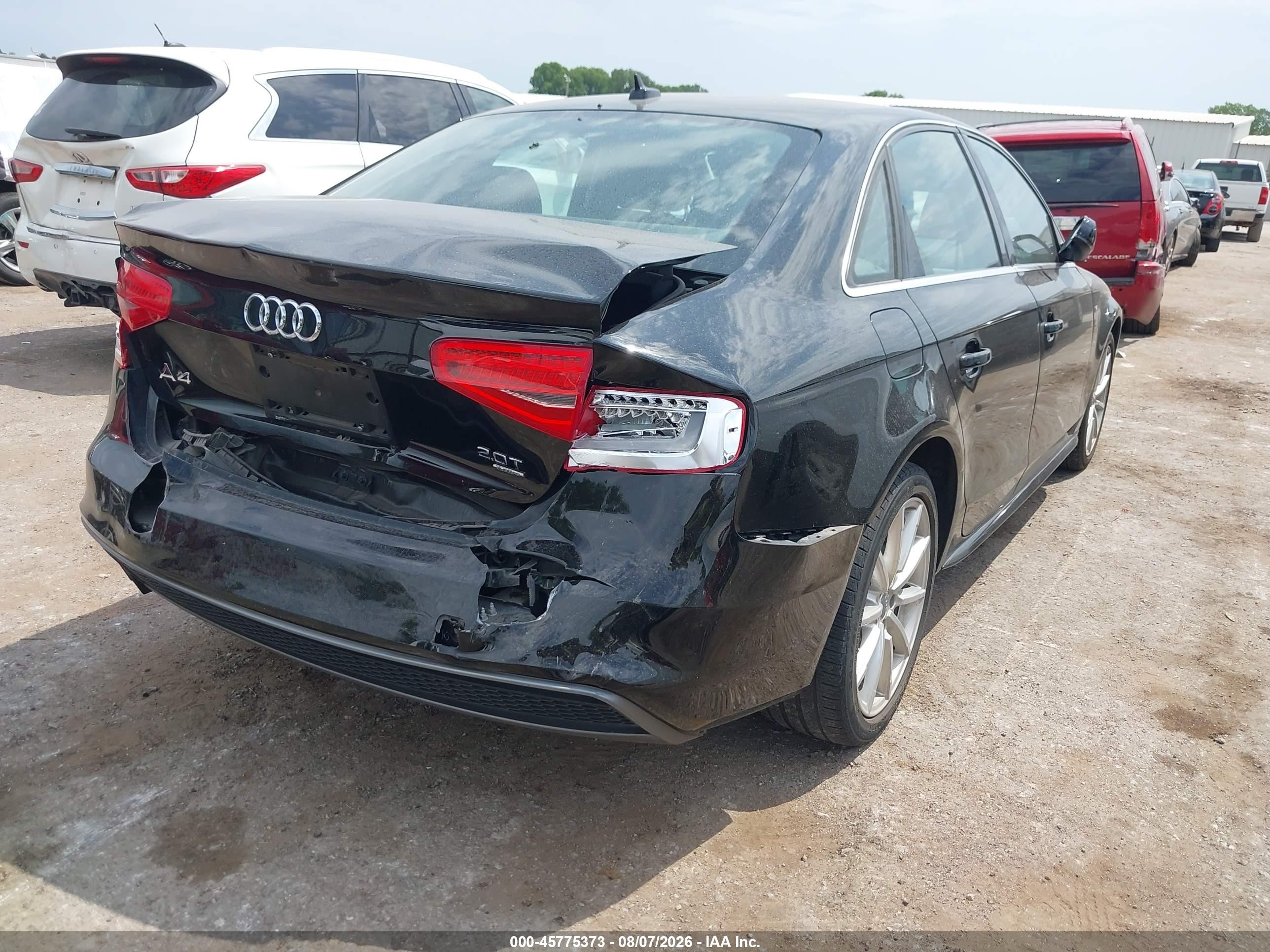 2014 Audi A4 2.0t Premium Black vin: WAUFFAFL3EN012800
