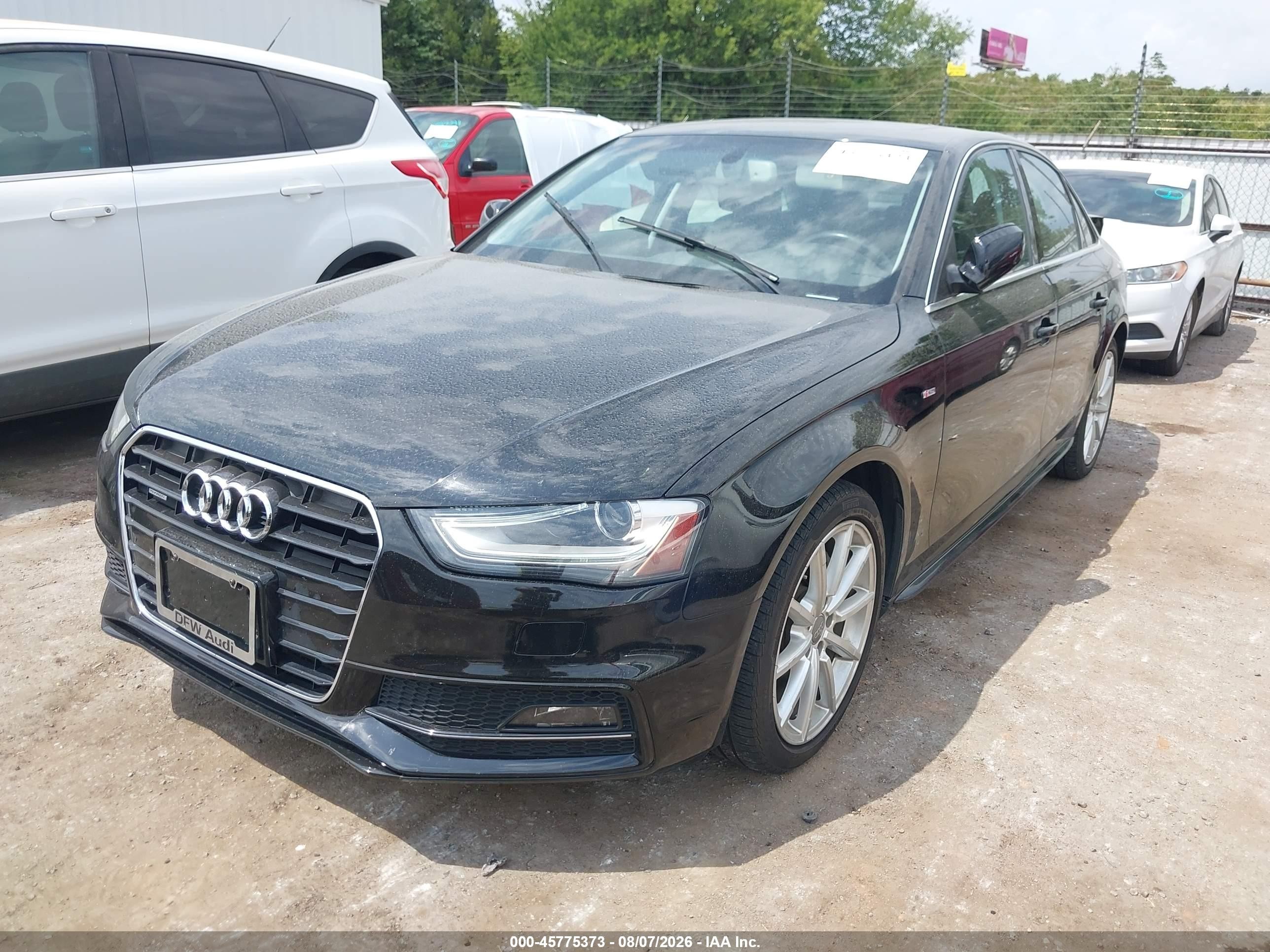 2014 Audi A4 2.0t Premium Black vin: WAUFFAFL3EN012800