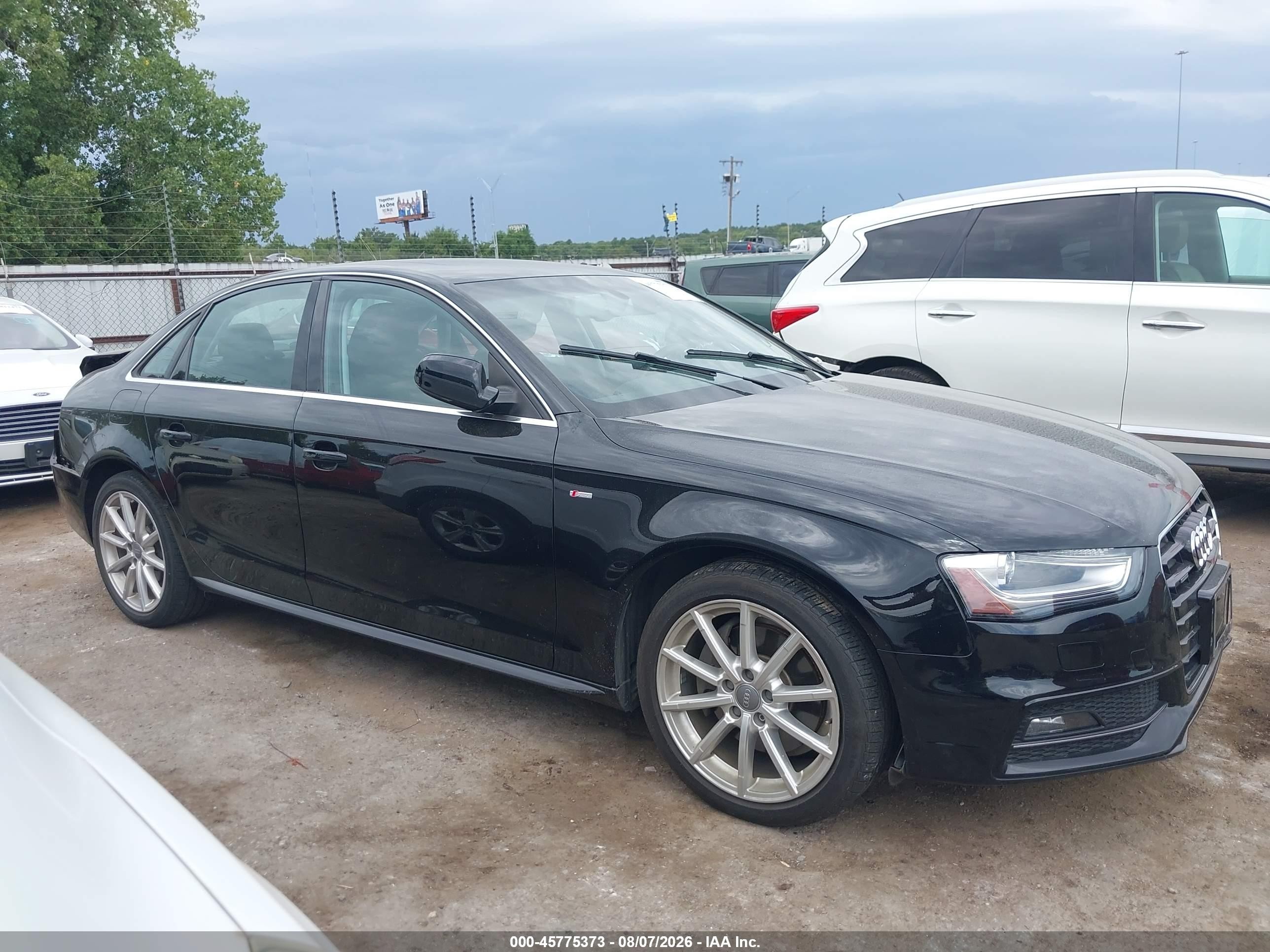 2014 Audi A4 2.0t Premium Black vin: WAUFFAFL3EN012800