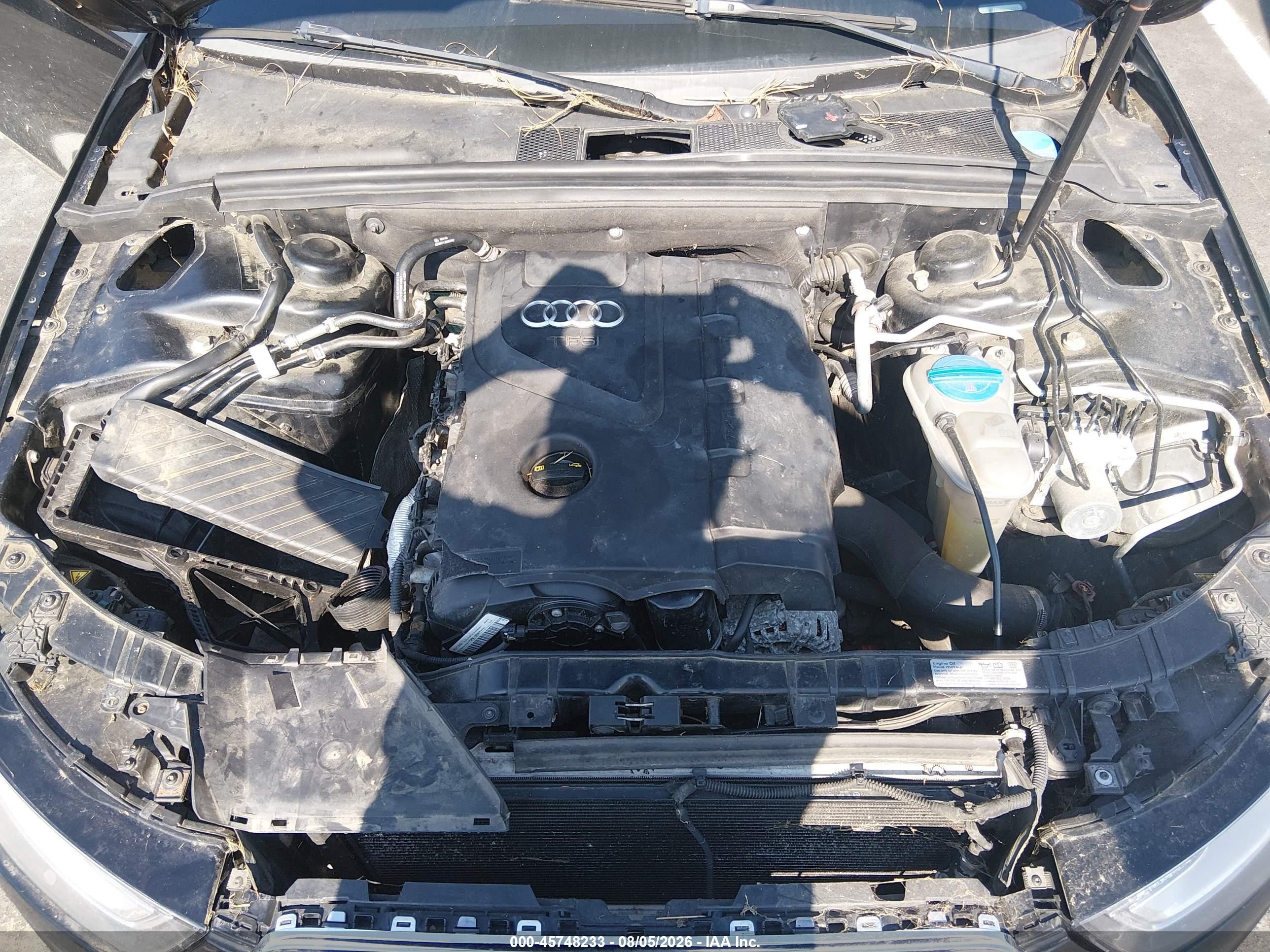 2014 Audi A4 2.0t Premium Черный vin: WAUFFAFL3EN013221